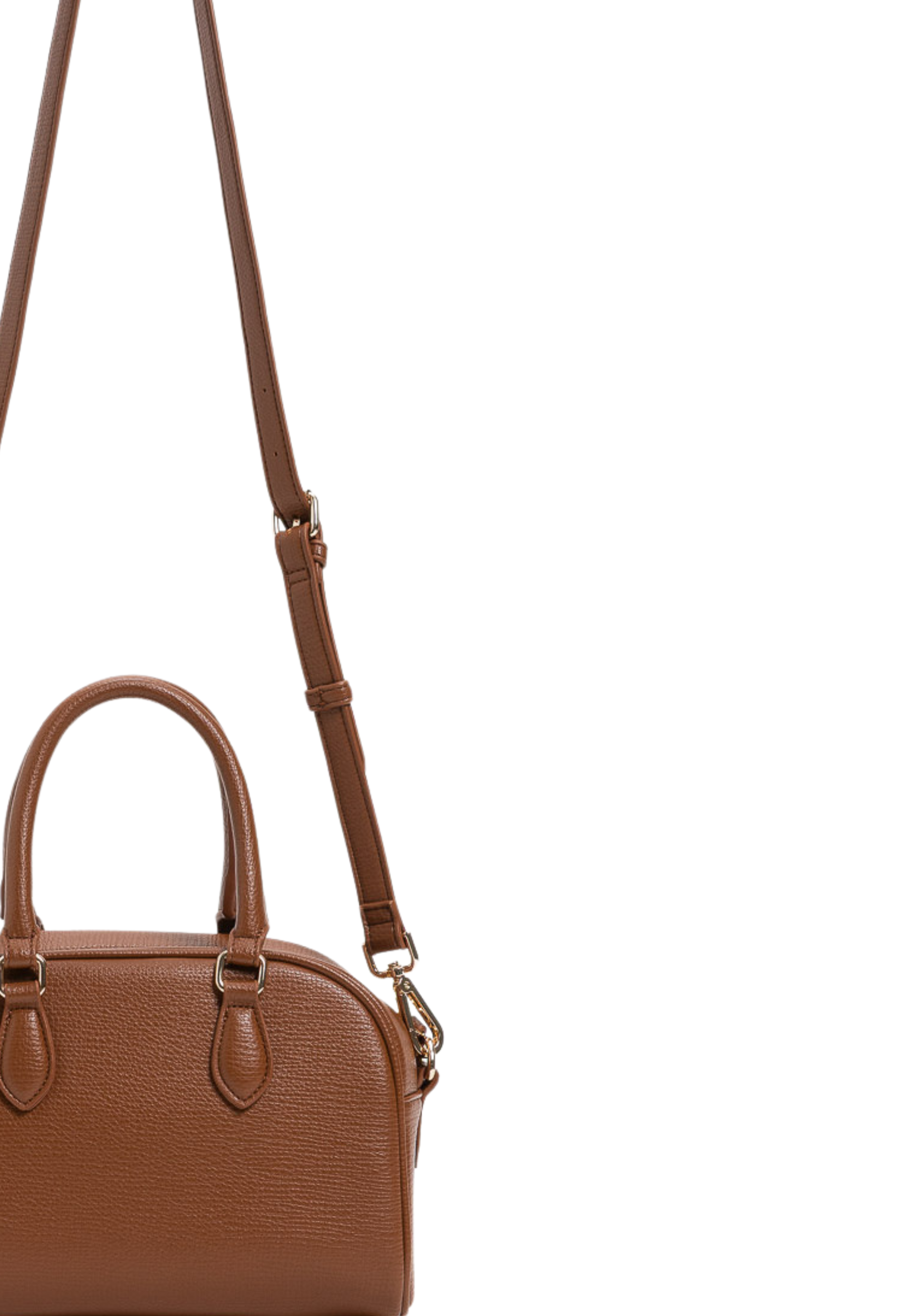 Borsa Marrone Effetto Pelle Granata 