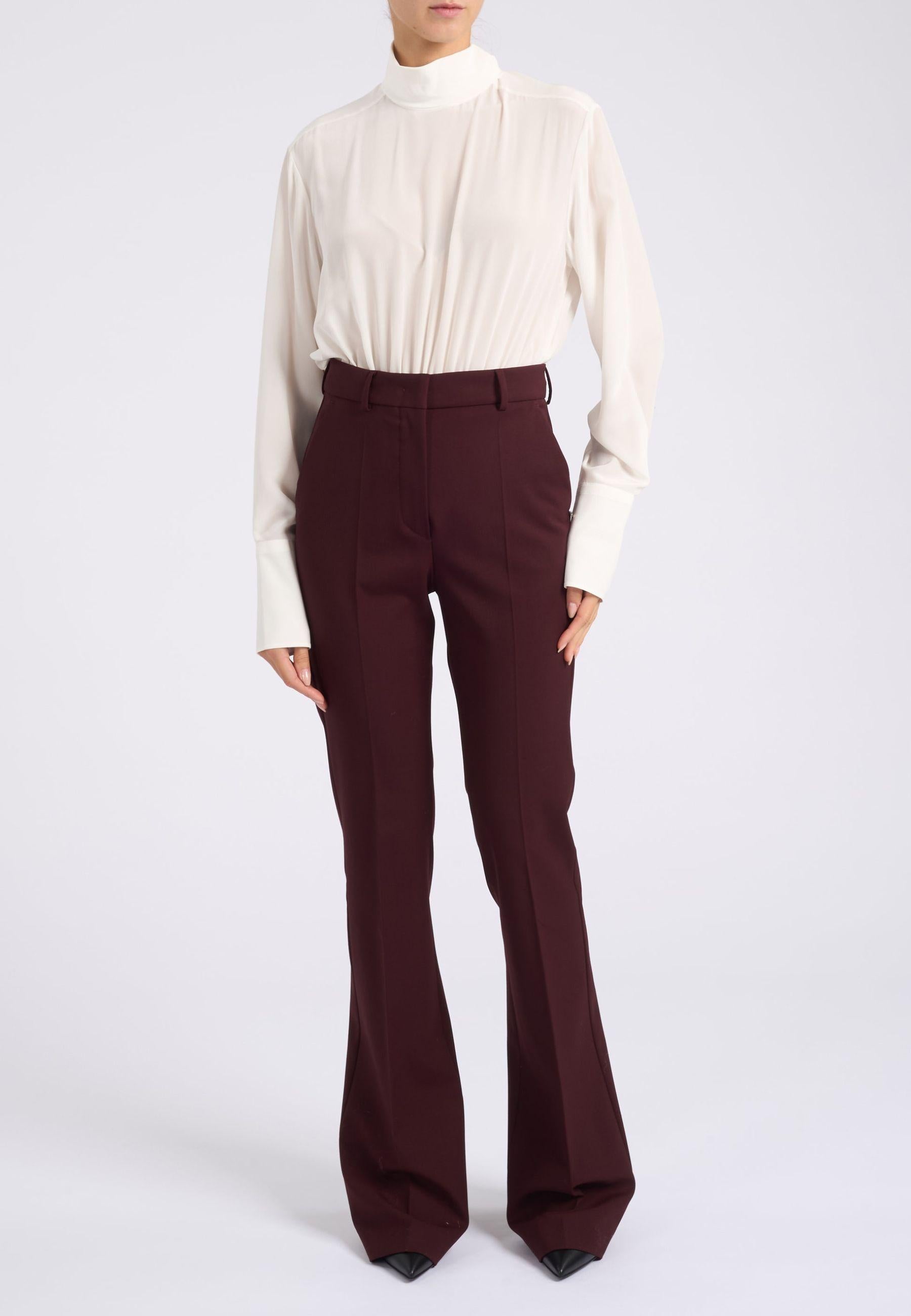 Pantalone flare "Febe" in lana stretch - Sportmax 
