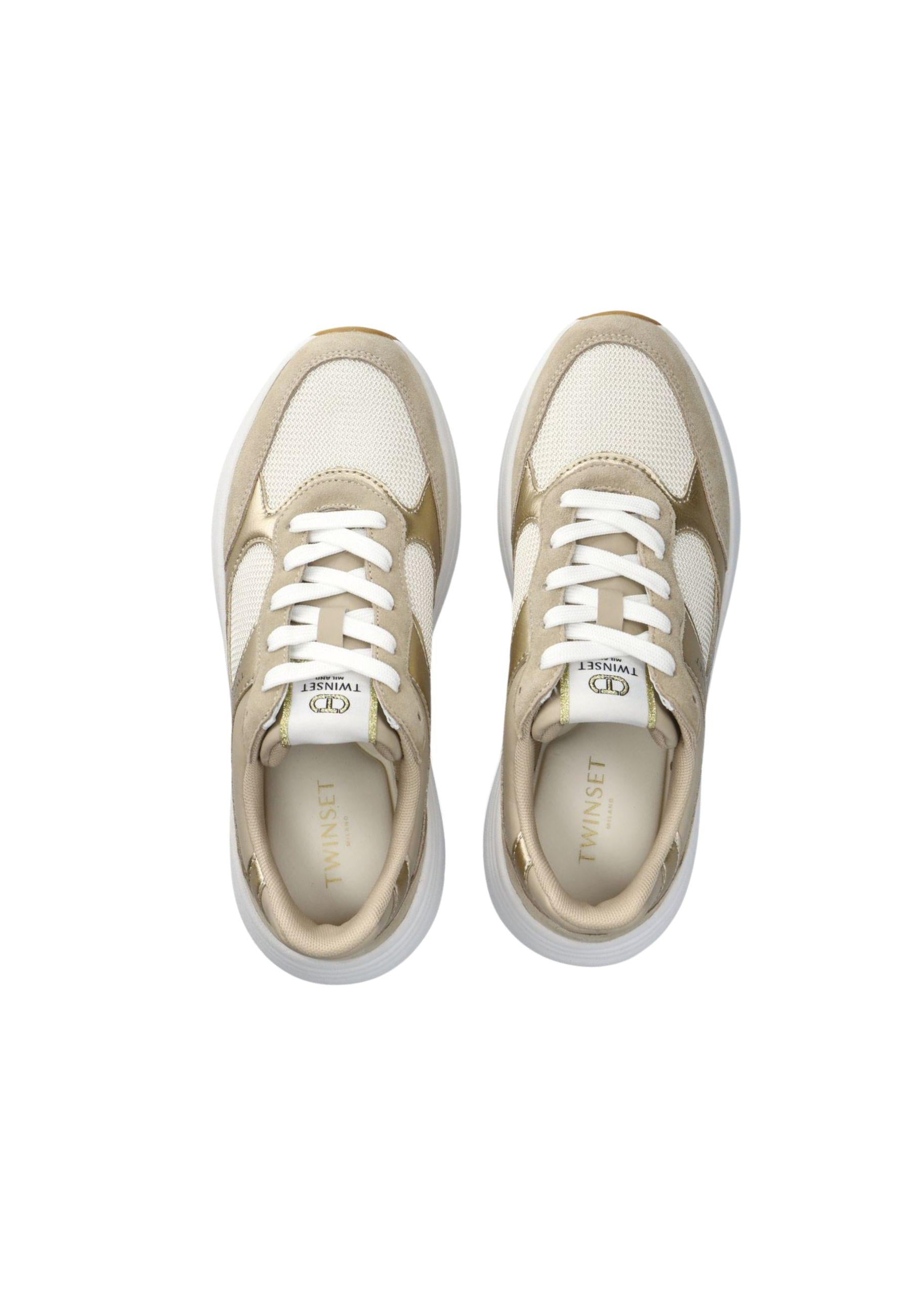 Sneakers running in pelle 