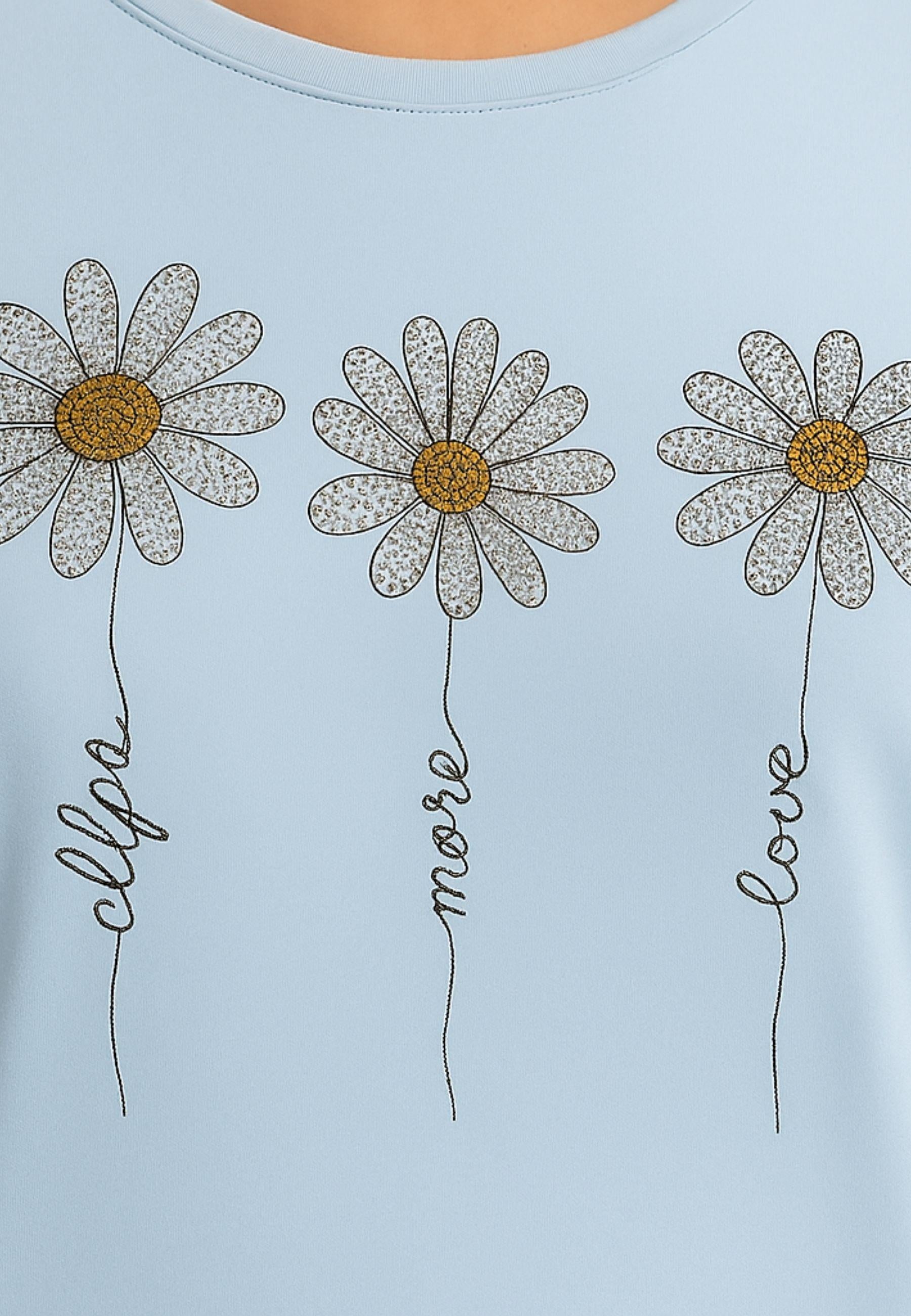 T-shirt con brillantini 