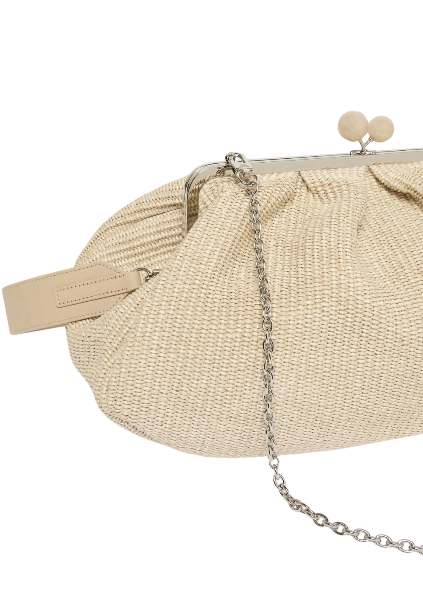 Weekend Max Mara Pasticcino Bag Large Effetto Rafia 