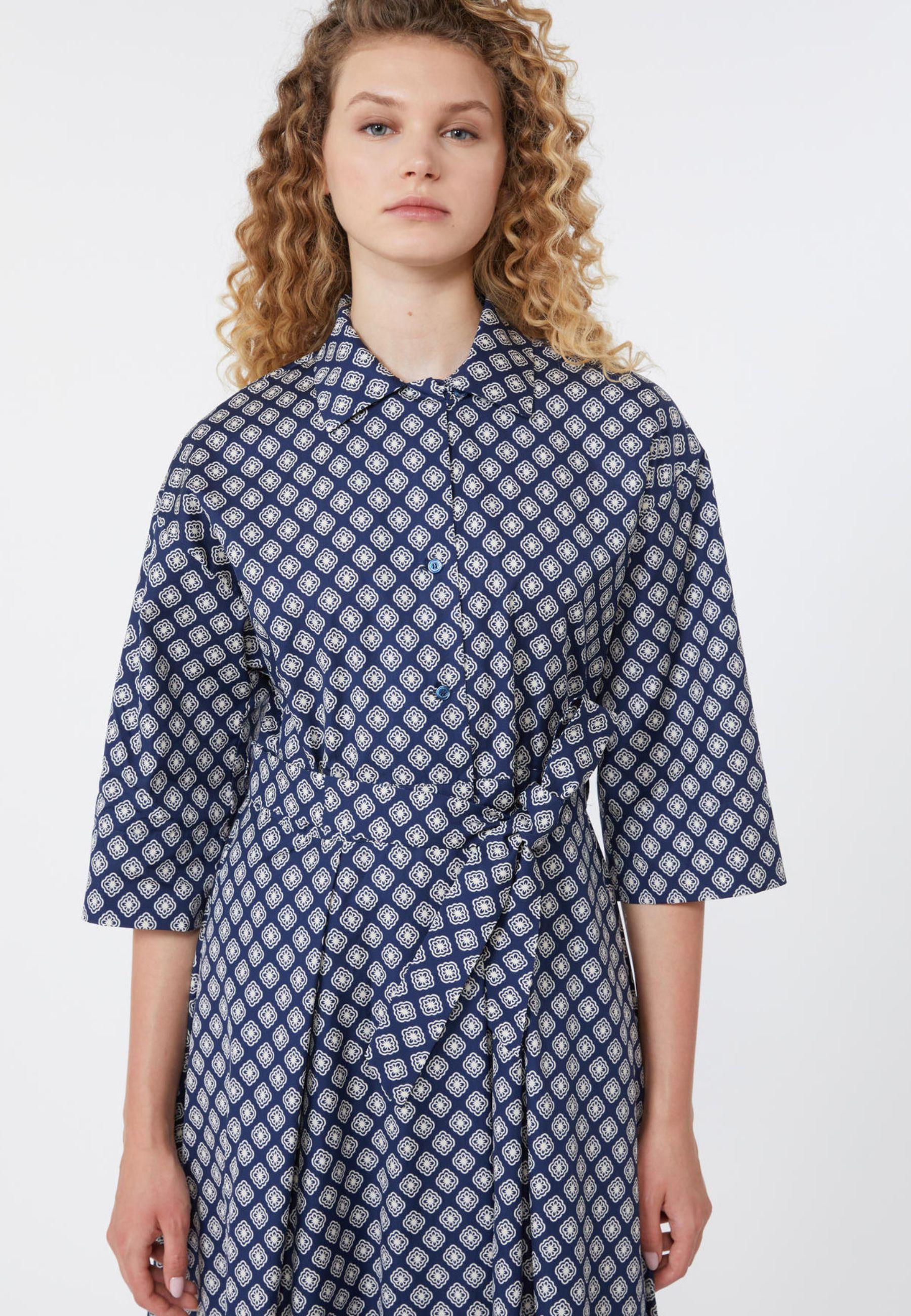 Weekend Max Mara - Abito chemisier in popeline di cotone stampato 