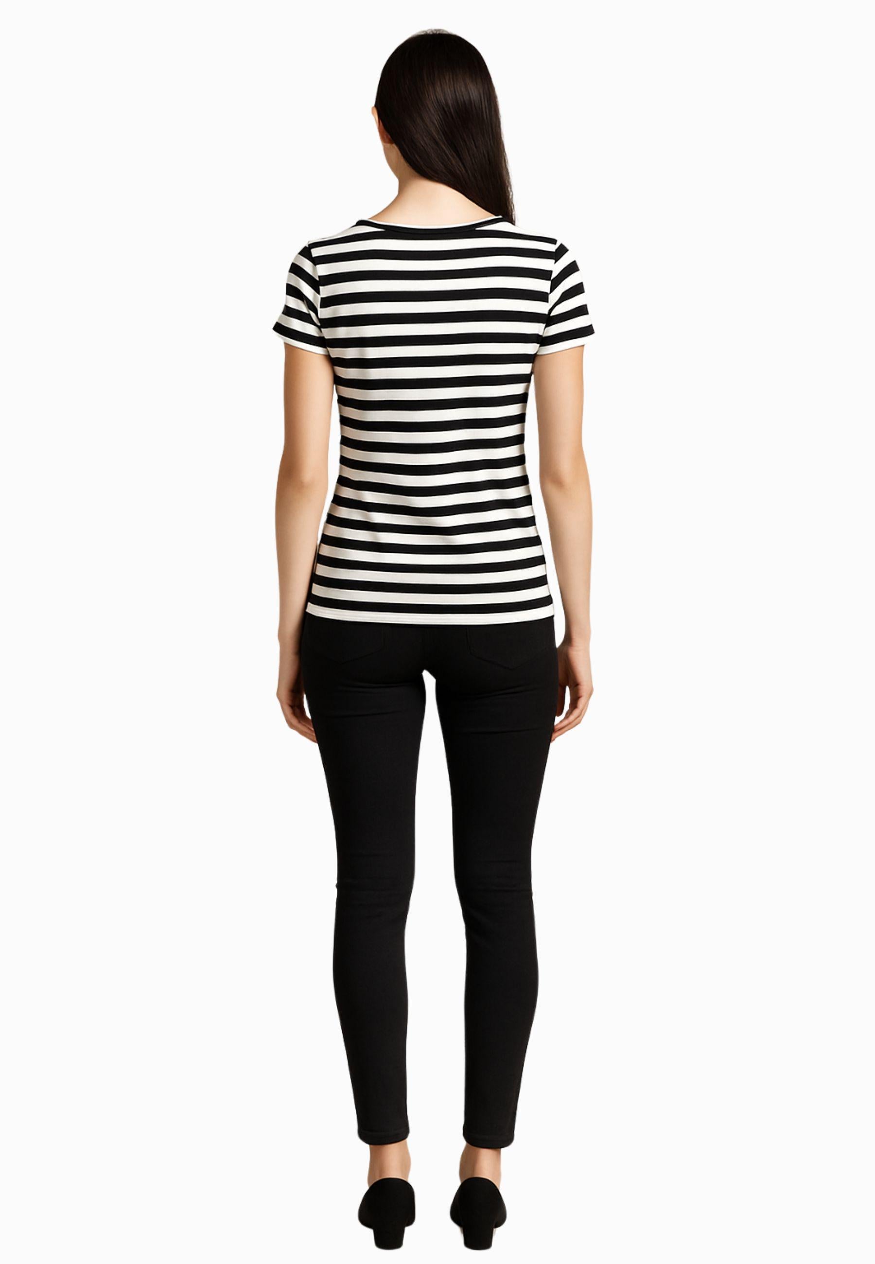 T-shirt a righe 