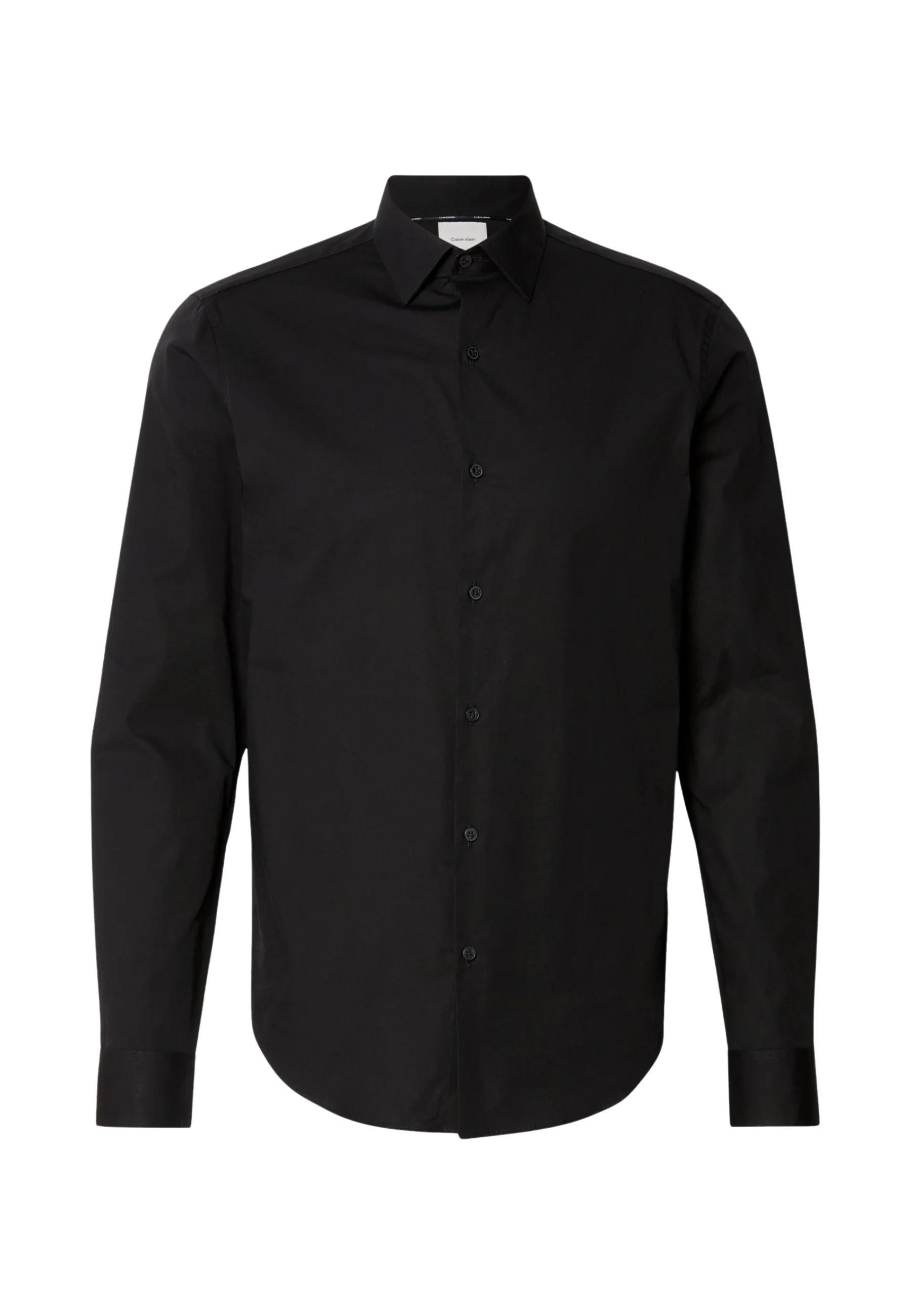 Camicia nera da uomo Calvin Klein 