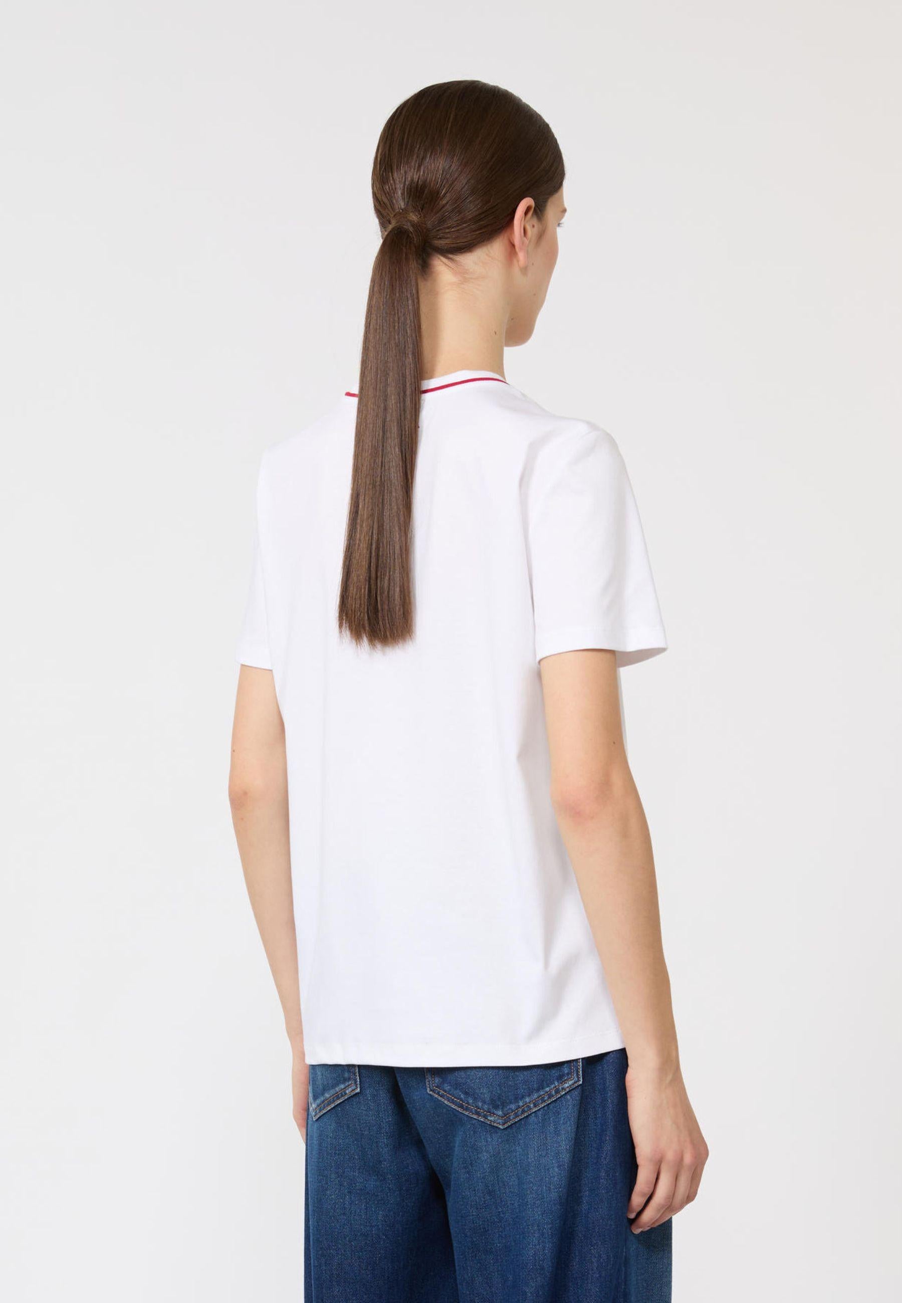 T-shirt Max Mara Studio in cotone con logo 