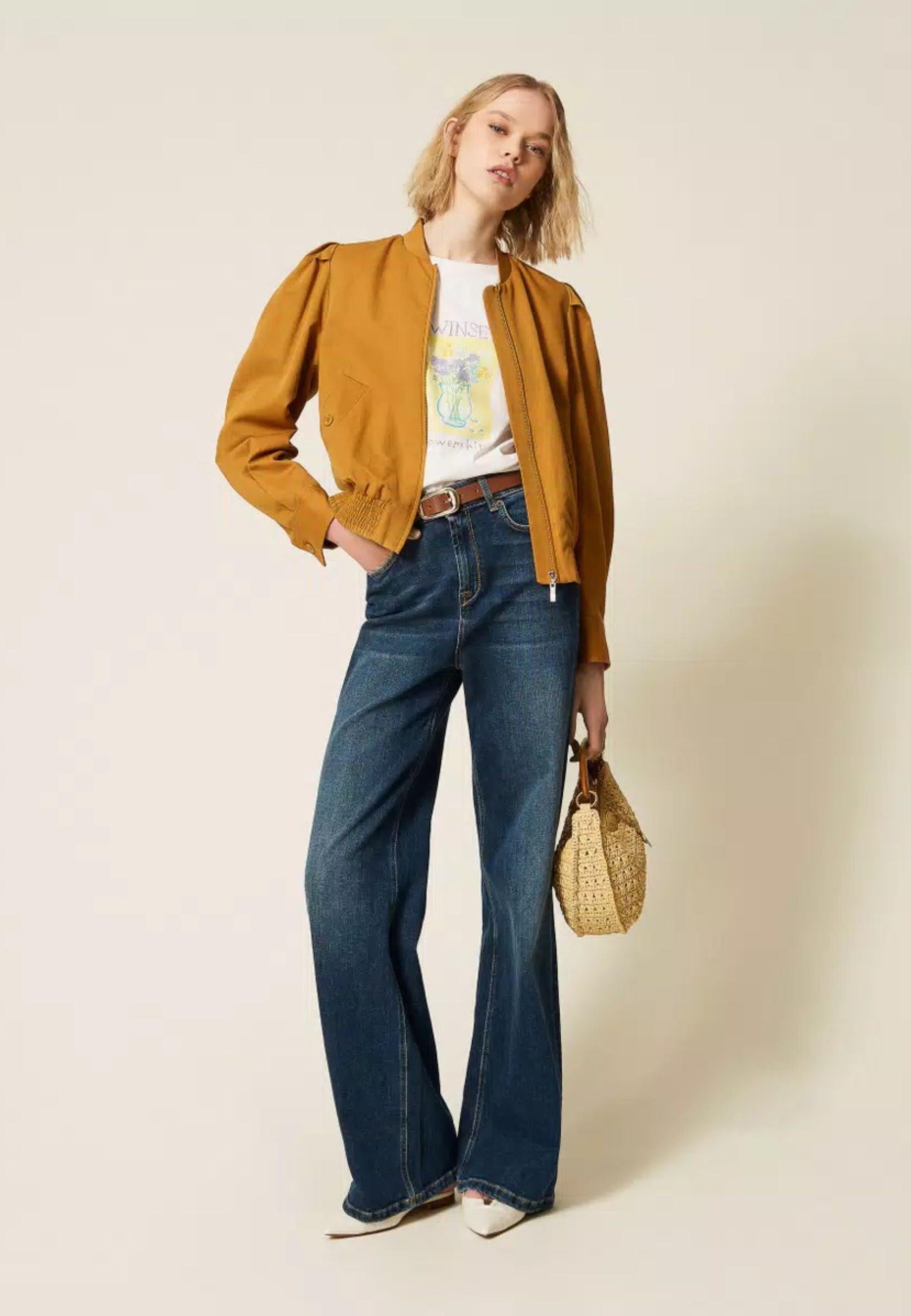 T-shirt regular con stampa Twinset 