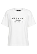 Max Mara Weekend Damen Boxy-T-Shirt aus Baumwolle mit Logo