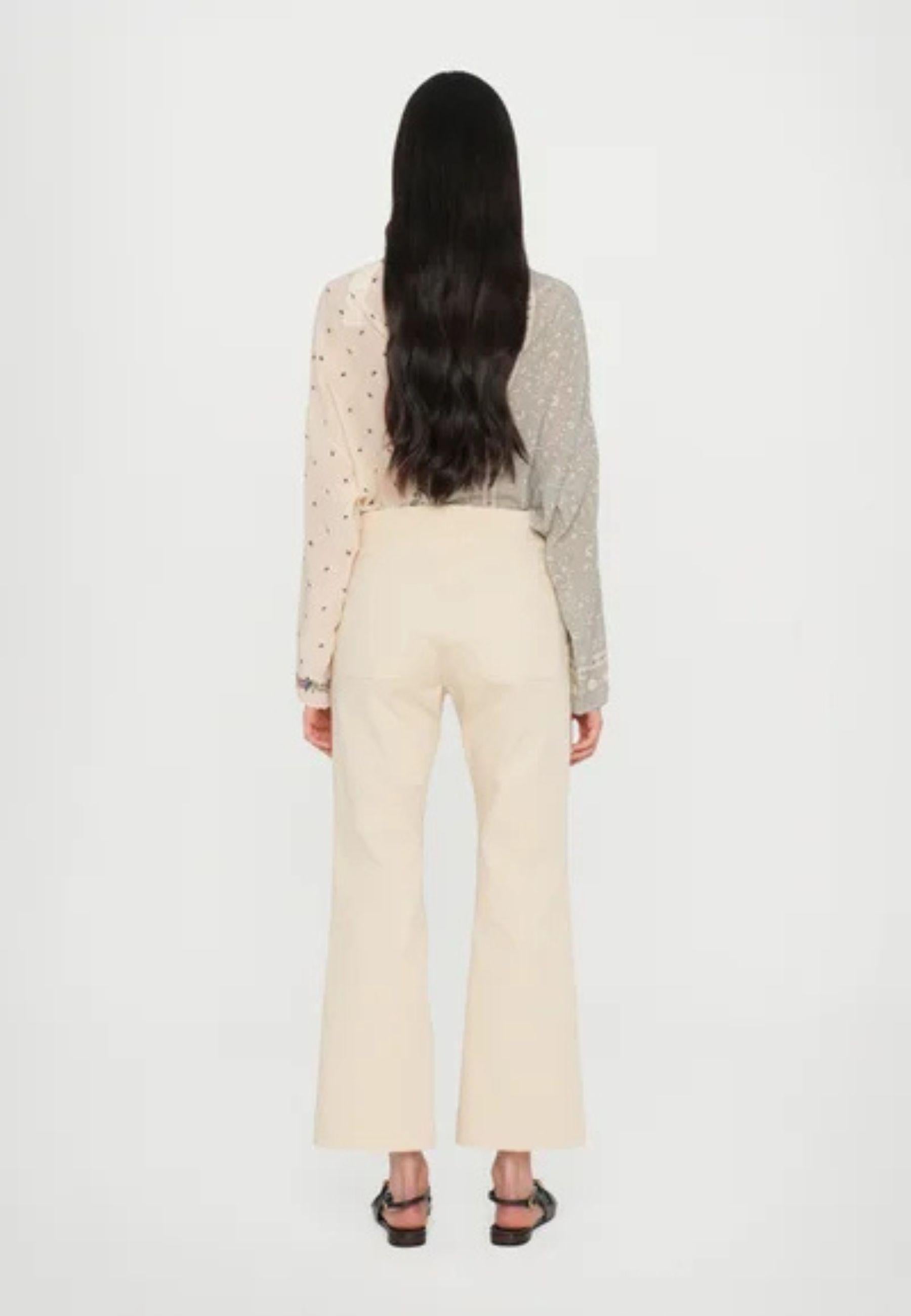 Weekend Max Mara - Pantalone dritto svasato in cotone 