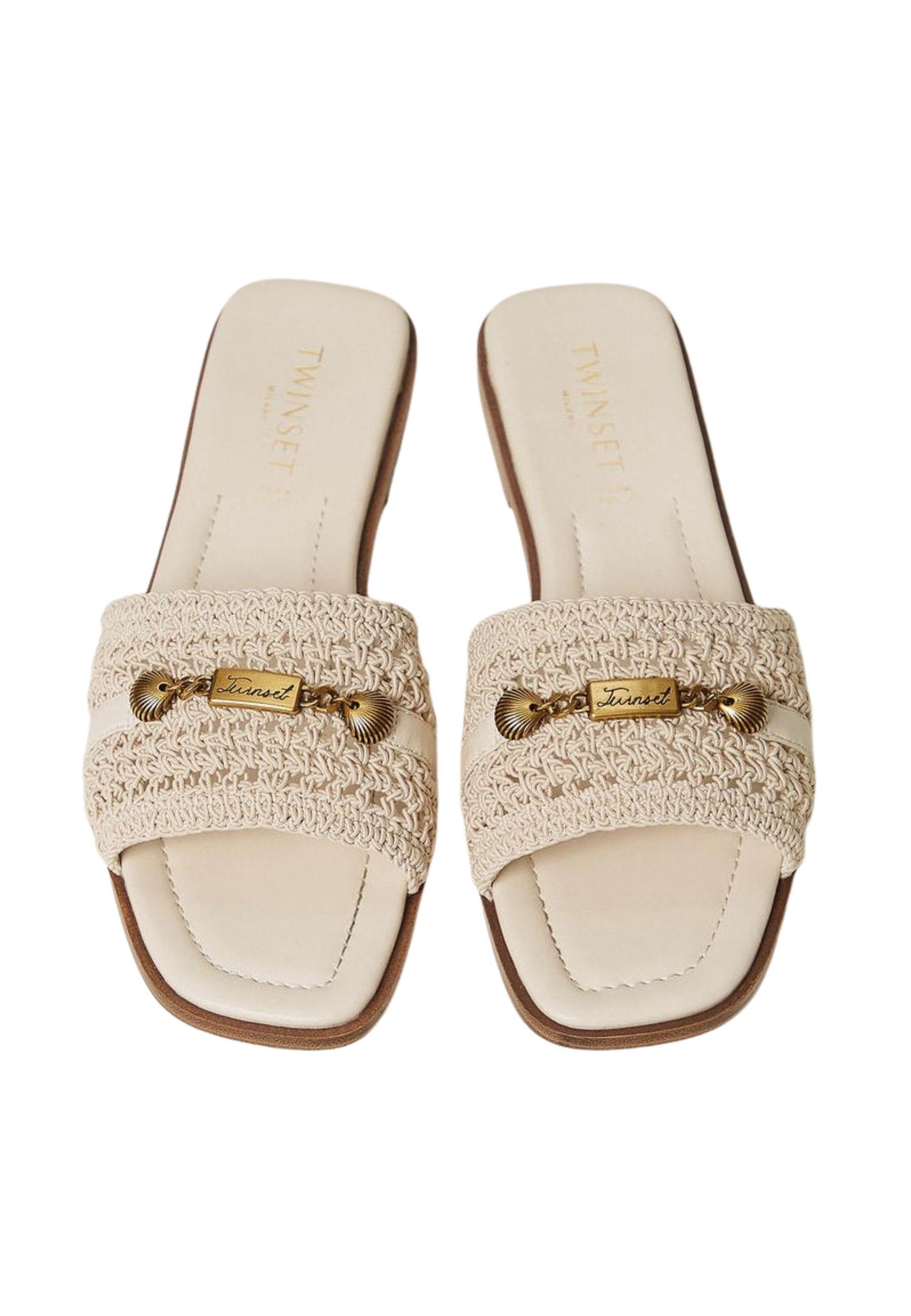 Sandali slide crochet 