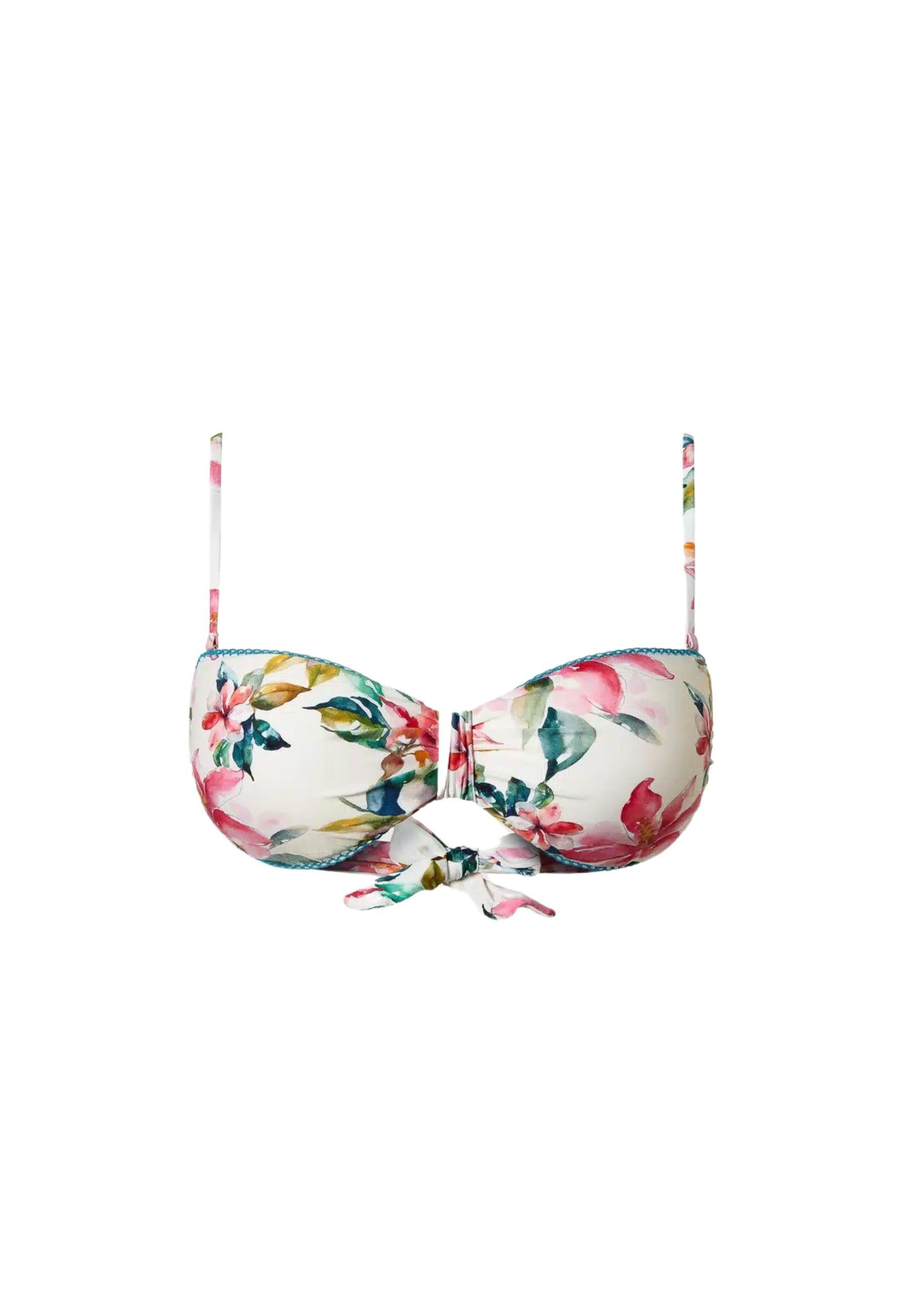 Fascia da bagno con stampa a fiori 