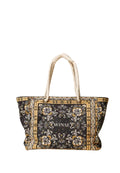 Einkaufstasche aus Canvas mit Foulard-Druck