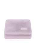 Copriletto Blumarine "New Blanca" Glicine in ecopelliccia con cristalli Swarovski®