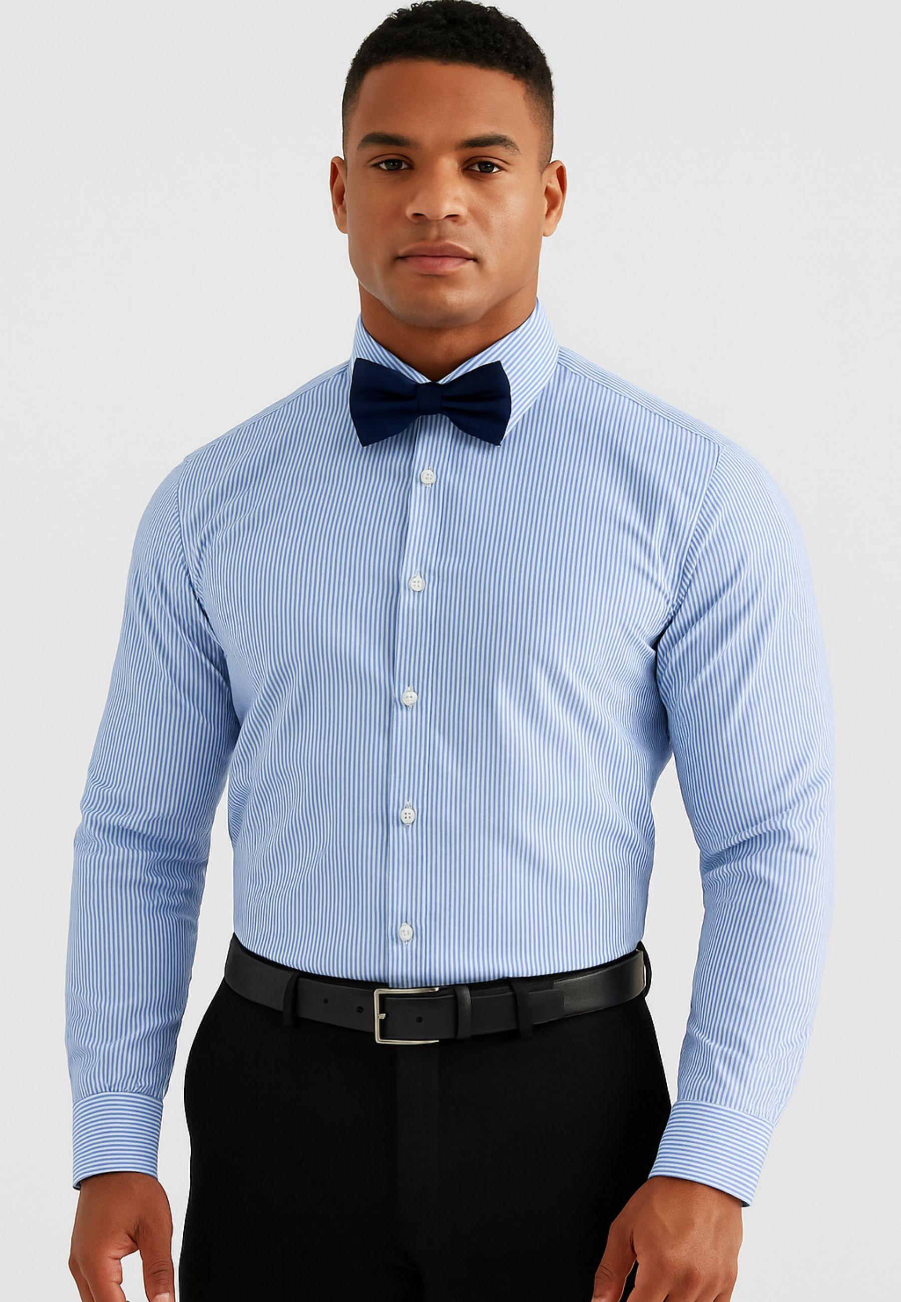 Papillon in Raso Blu 