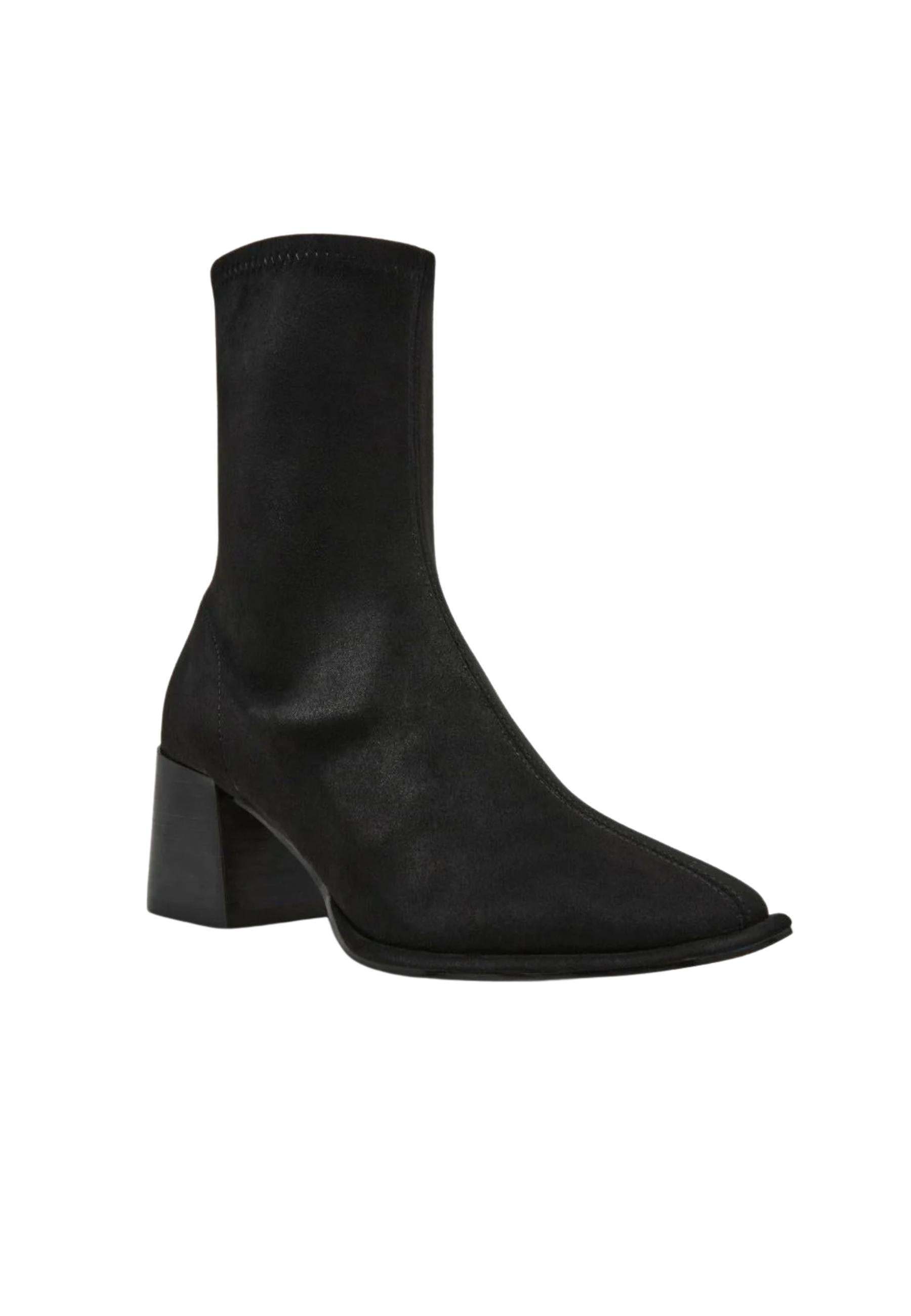 Steve Madden Nextstep - Tronchetto Nero in Microsuede 