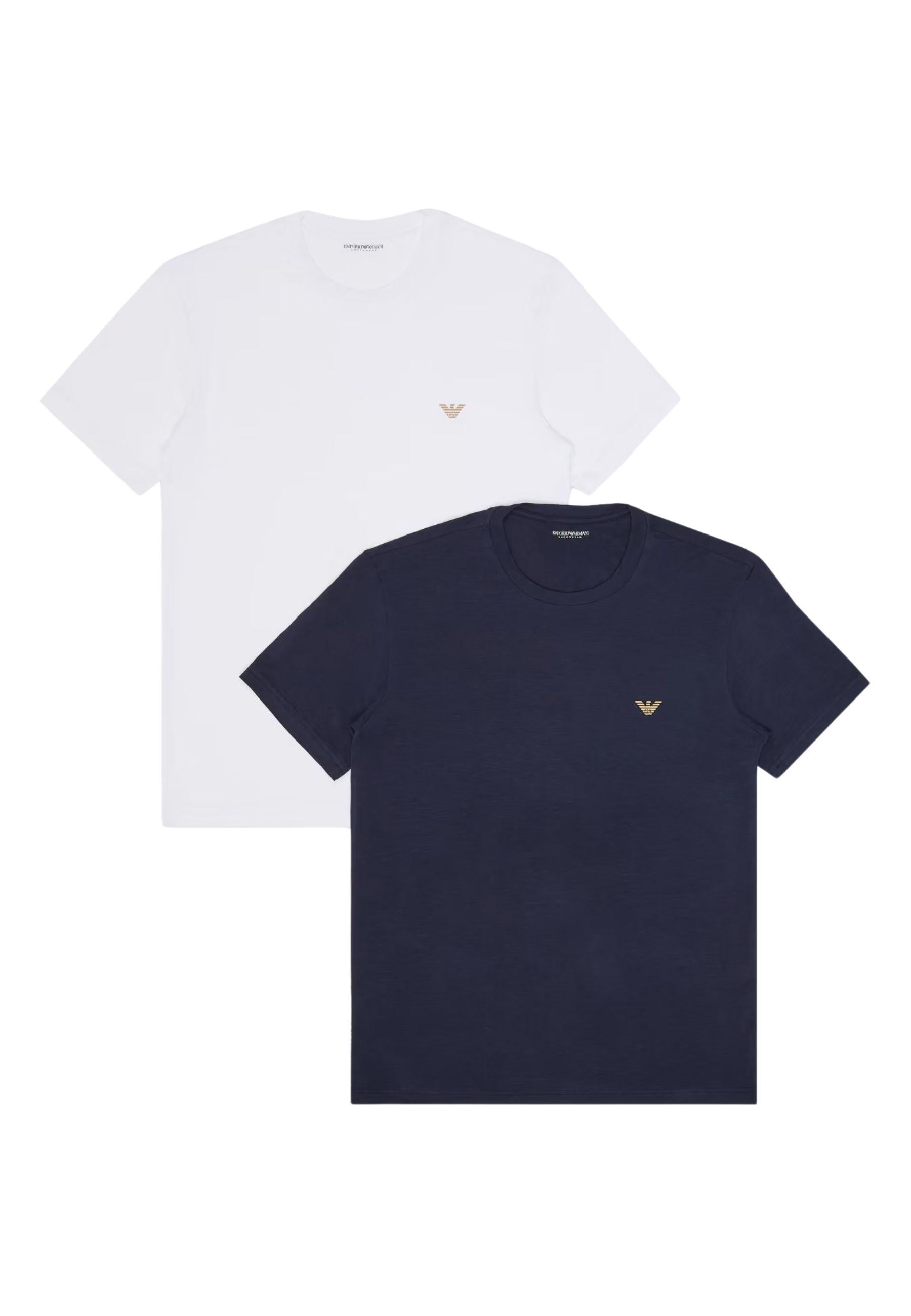 Pack 2 T-shirt loungewear fitted fit in eco viscosa soft touch ASV 