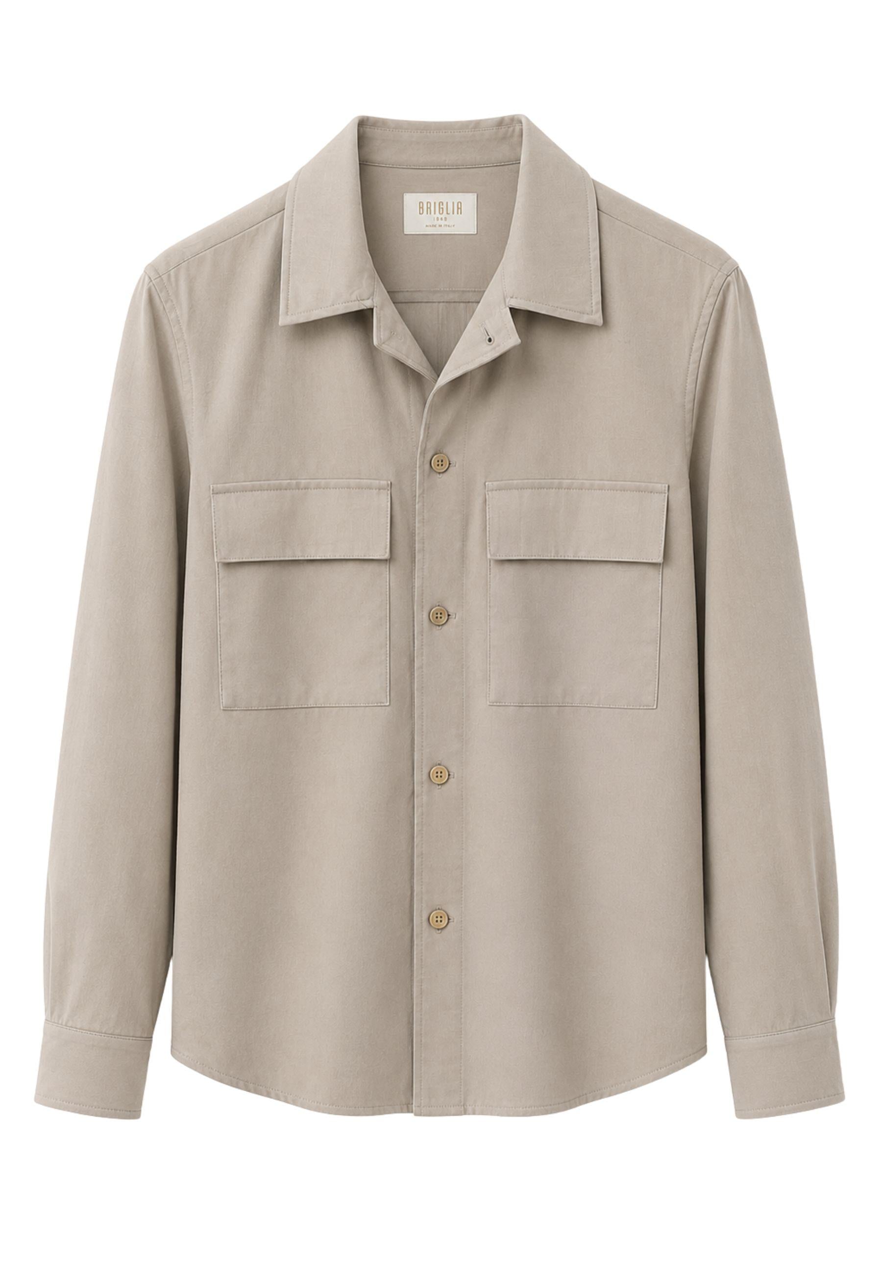 Camicia Giacca Briglia John in Lana Vergine 