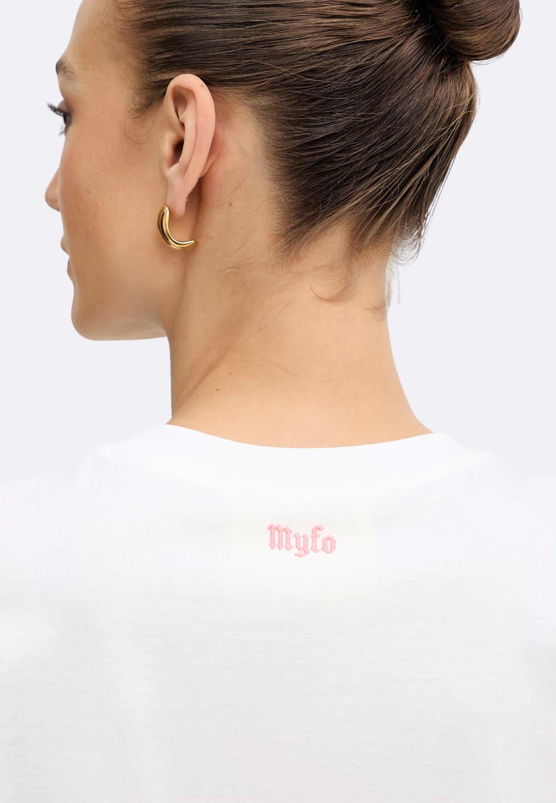 T-shirt oversize con stampa e ricamo - Actitude by Twinset 