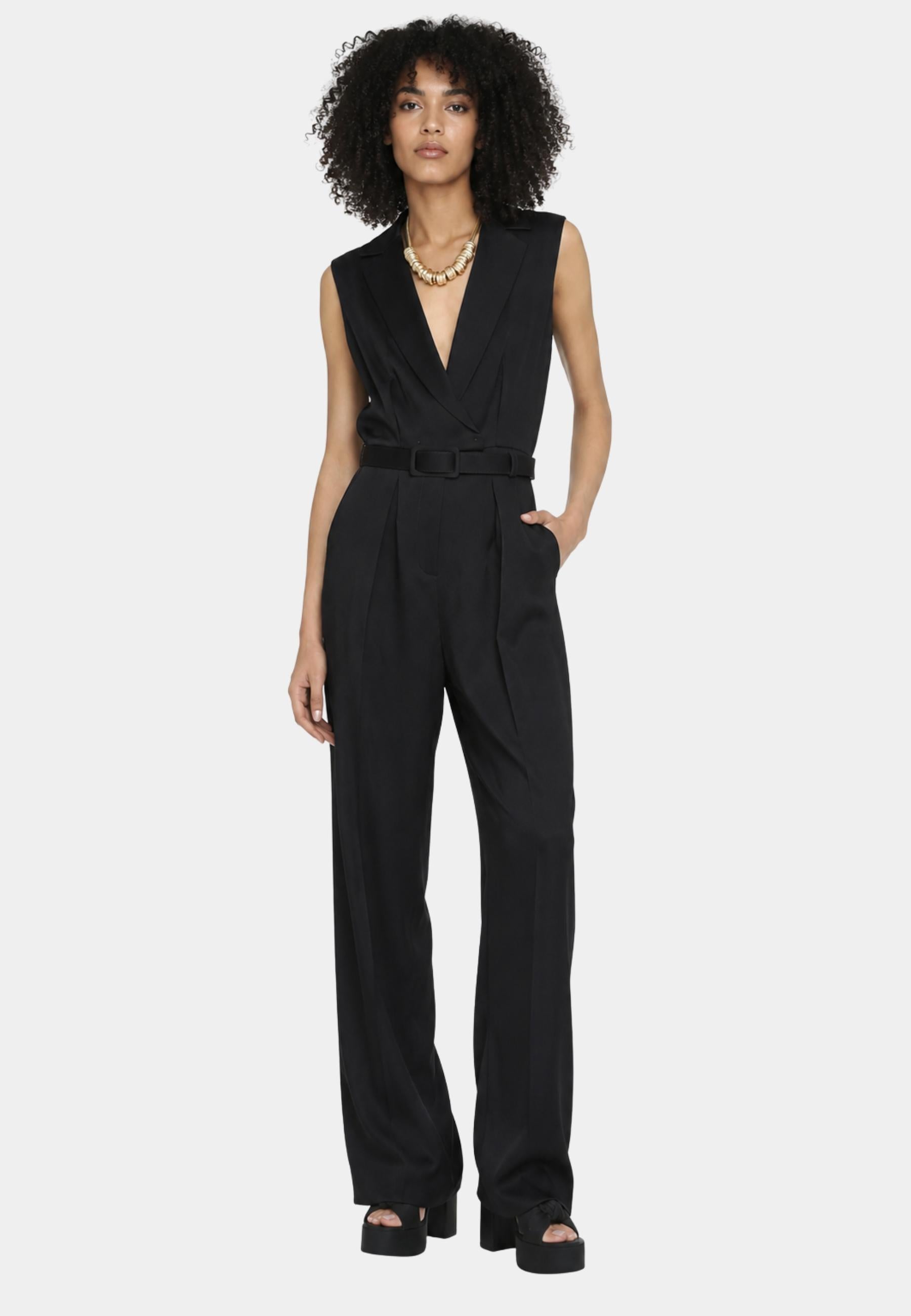 Max Mara Studio - Tuta Scrigno in raso 