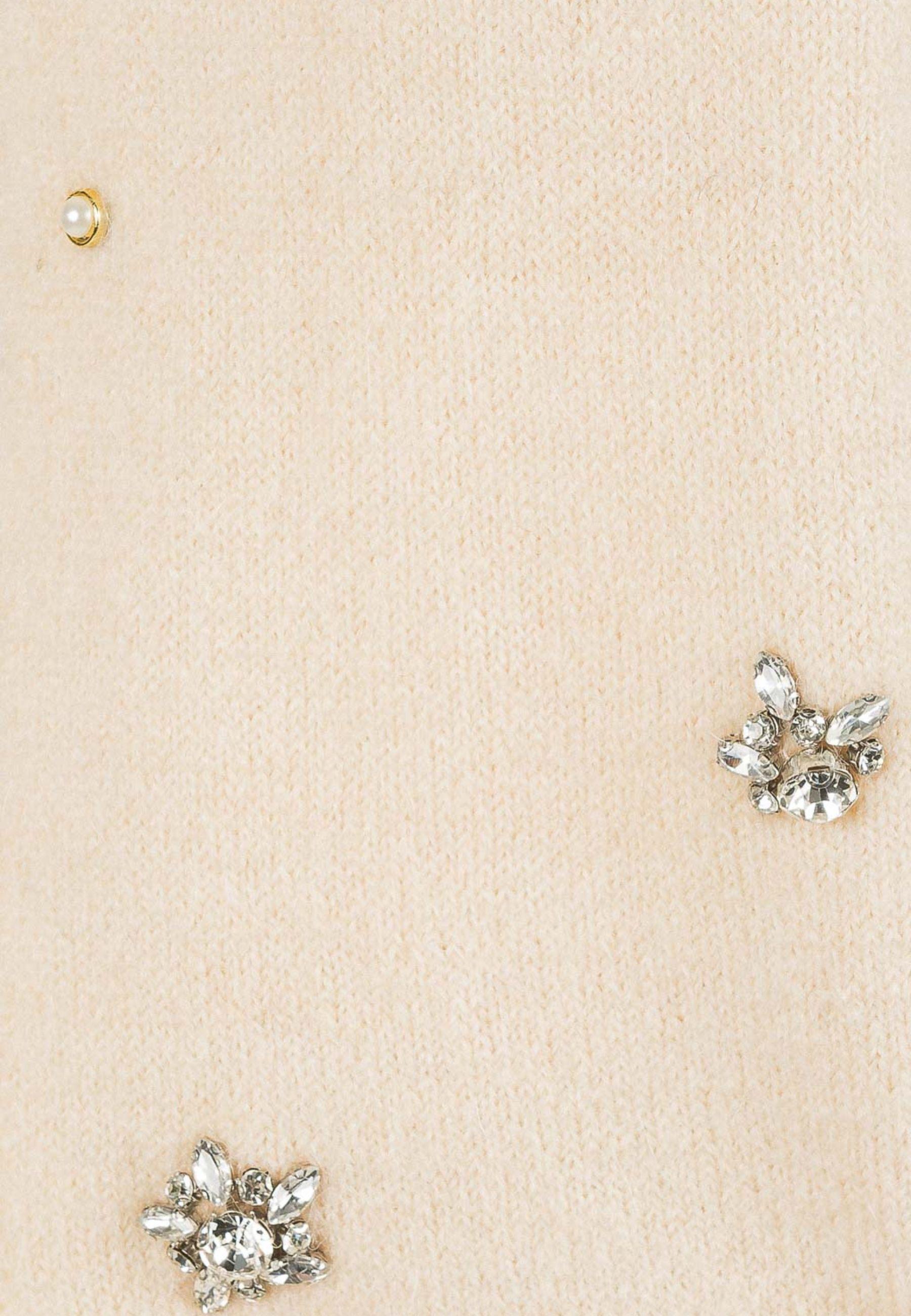 Sciarpa Actitude in Misto Alpaca con Strass e Perle 