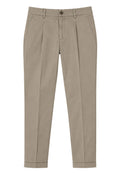 Pantalone Briglia Uomo in Cotone - Colore Fango Chiaro