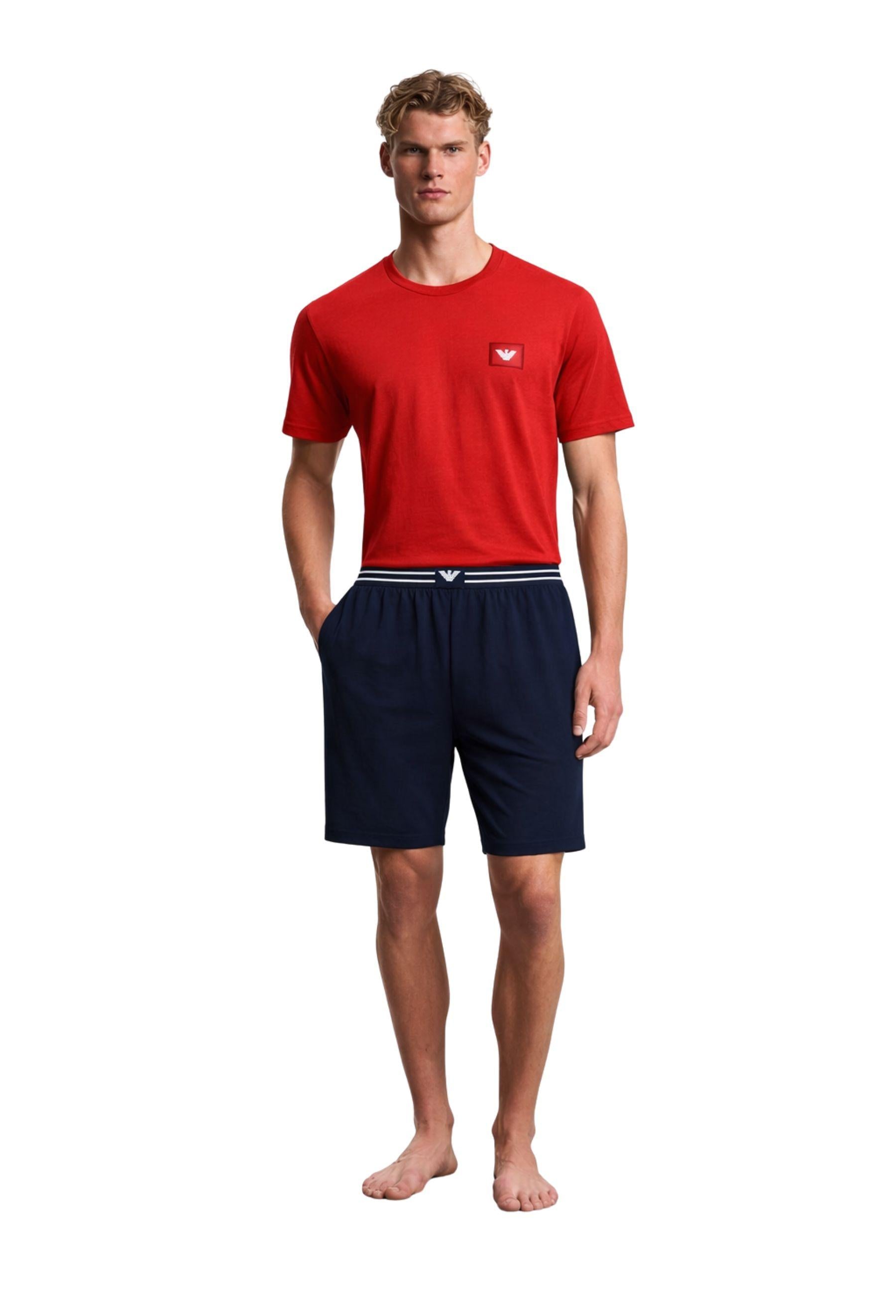 Emporio Armani - Pigiama 2 pezzi in jersey stretch 