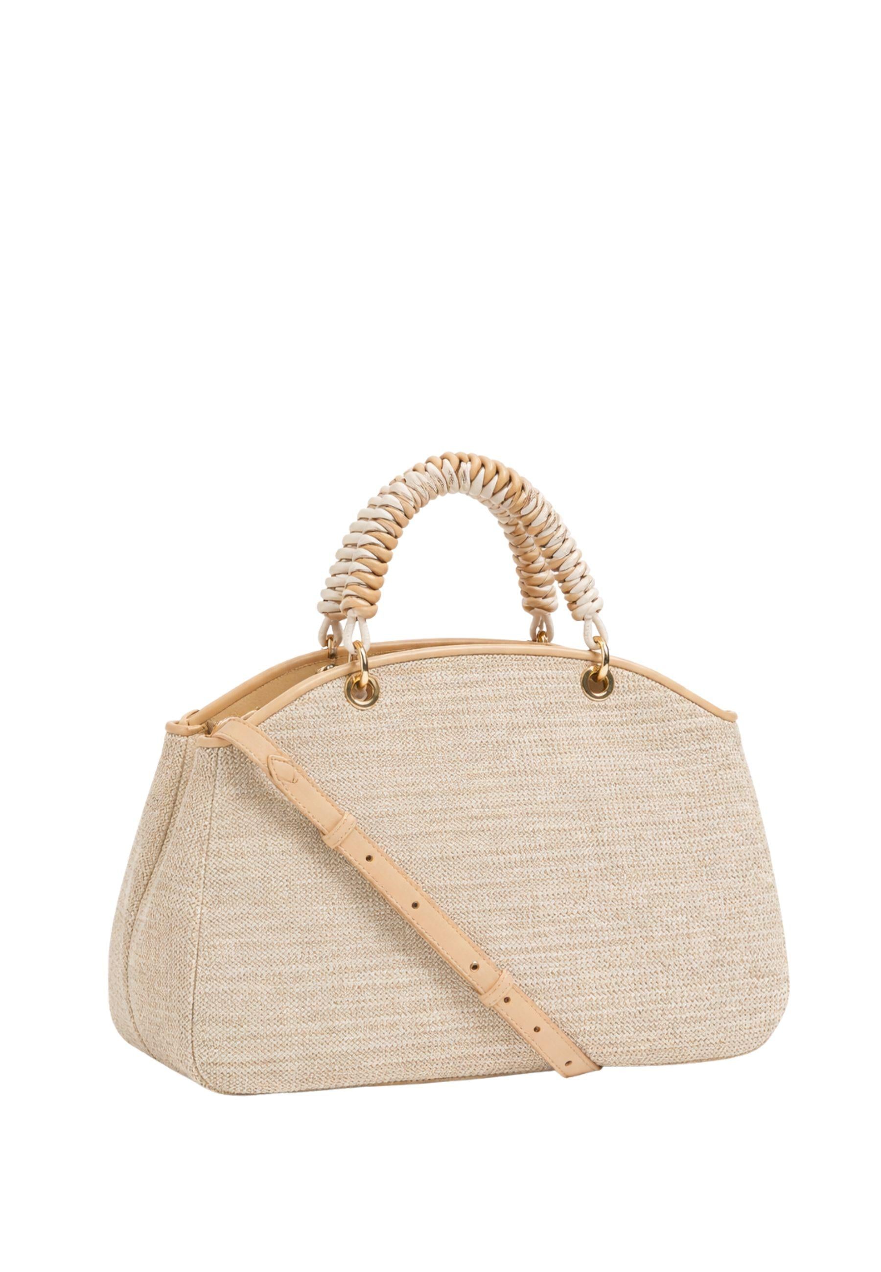 Borsa bauletto Twinset effetto rafia 