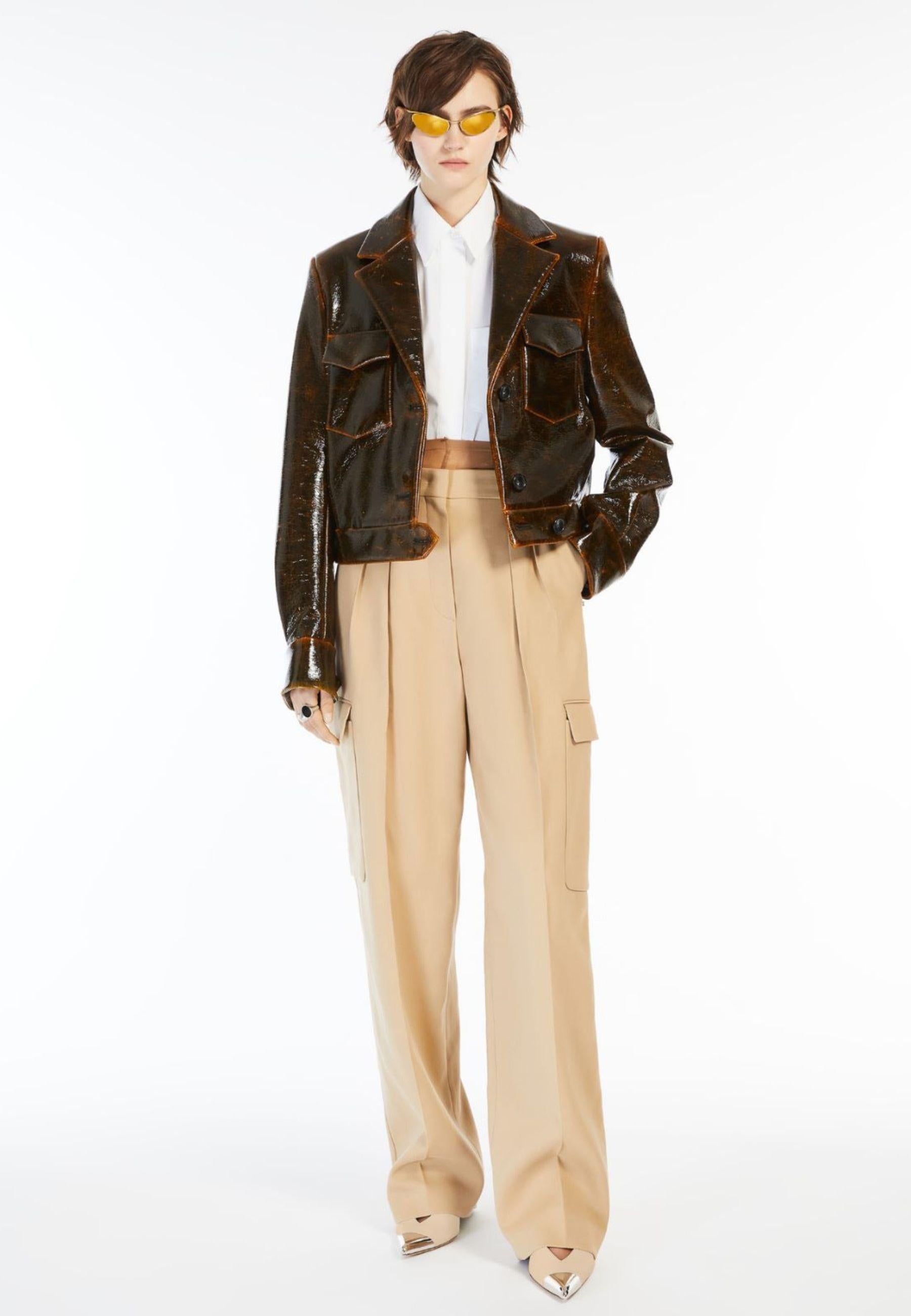 SPORTMAX PANTALONE CARGO A VITA BASSA "VERBAS". 