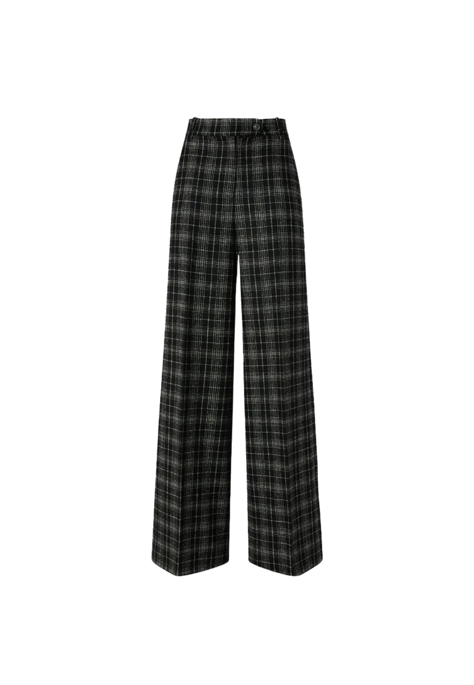 Pantaloni Palazzo Check Pinko 