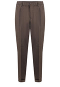 Briglia 1949 Herrenhose 100% Leinen Braun