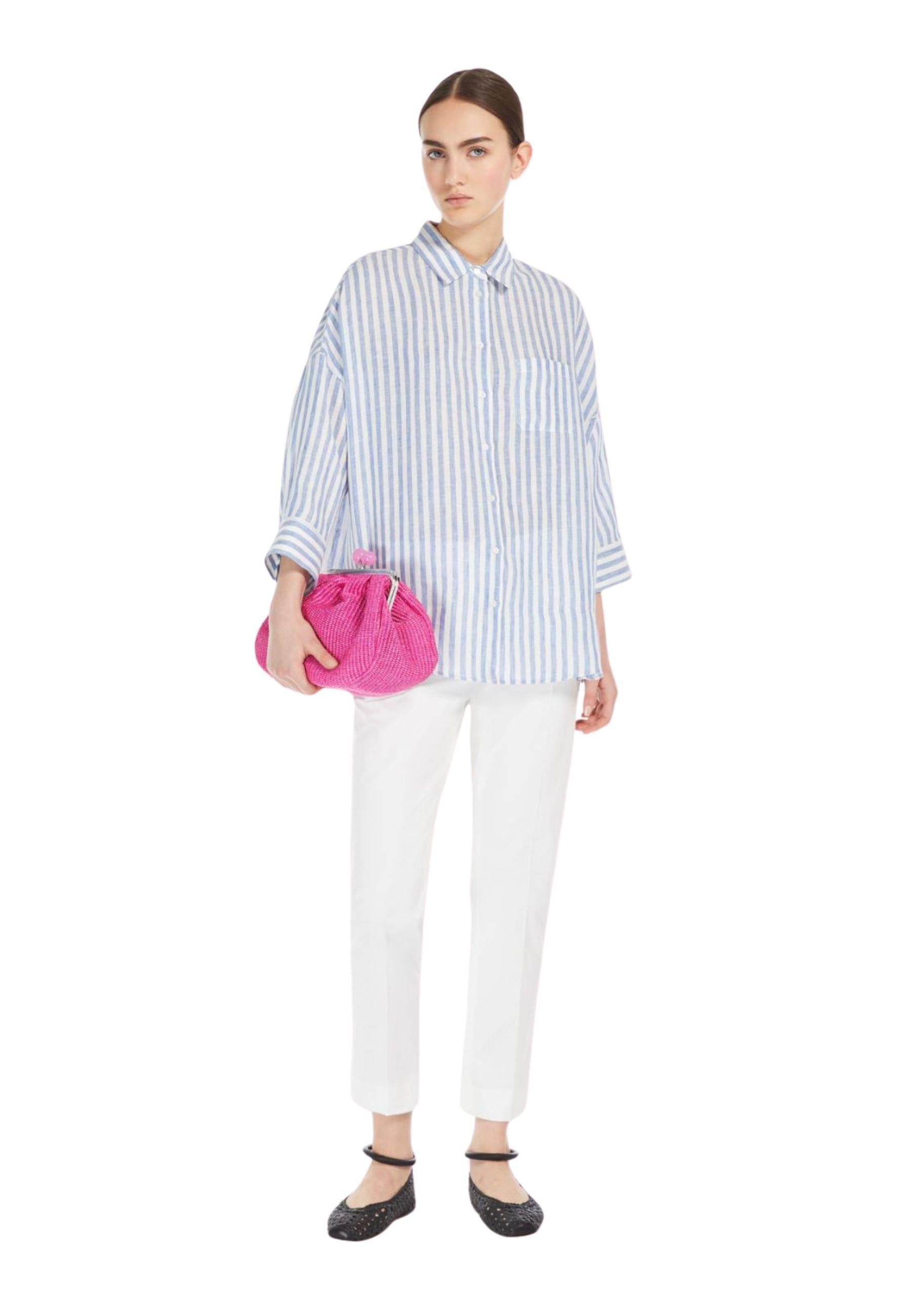 Pantalone slim in cotone stretch 