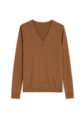 iBlues - Viskosemix-Pullover mit V-Ausschnitt