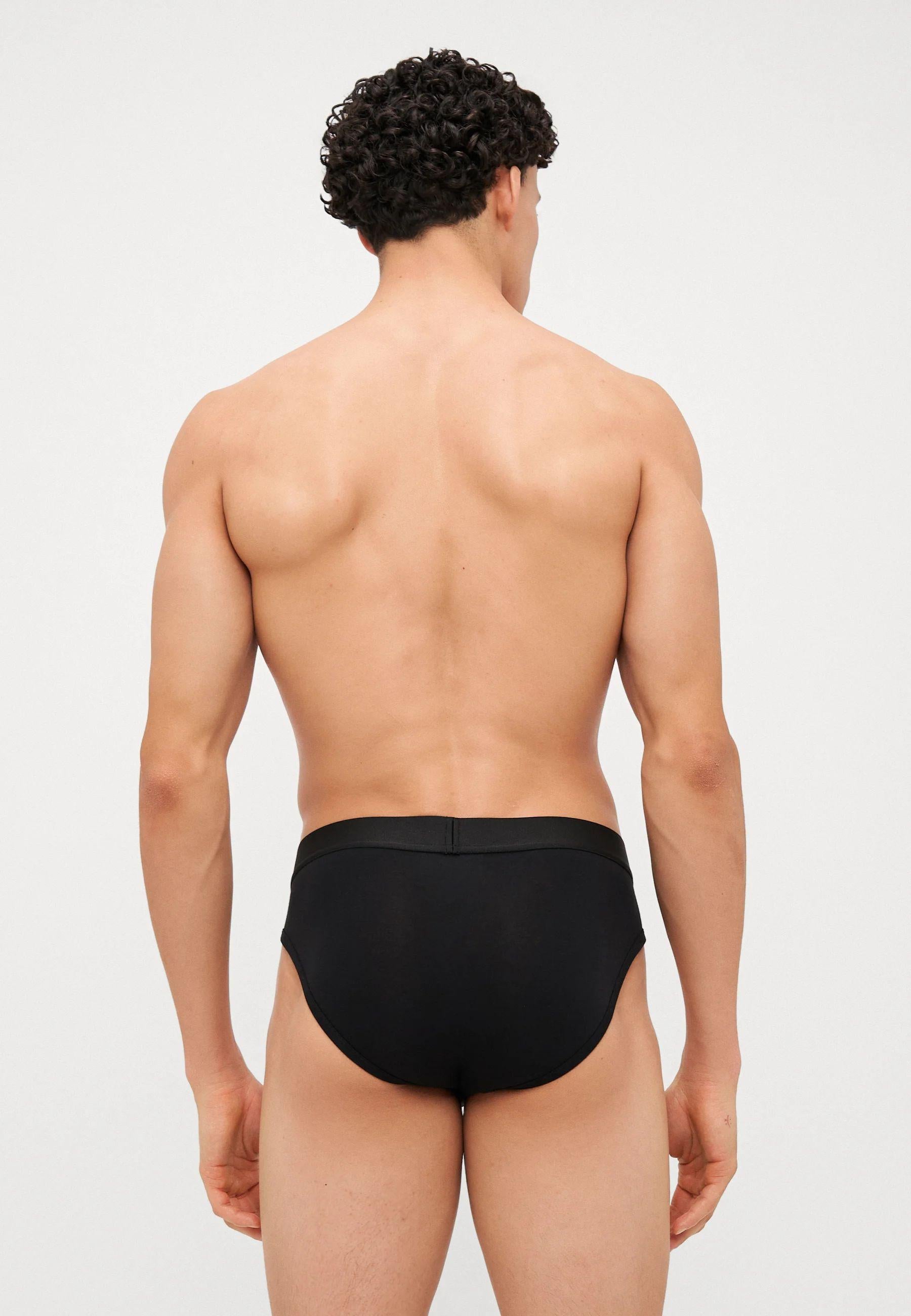 Confezione da 2 Slip di colore nero<BR/> 