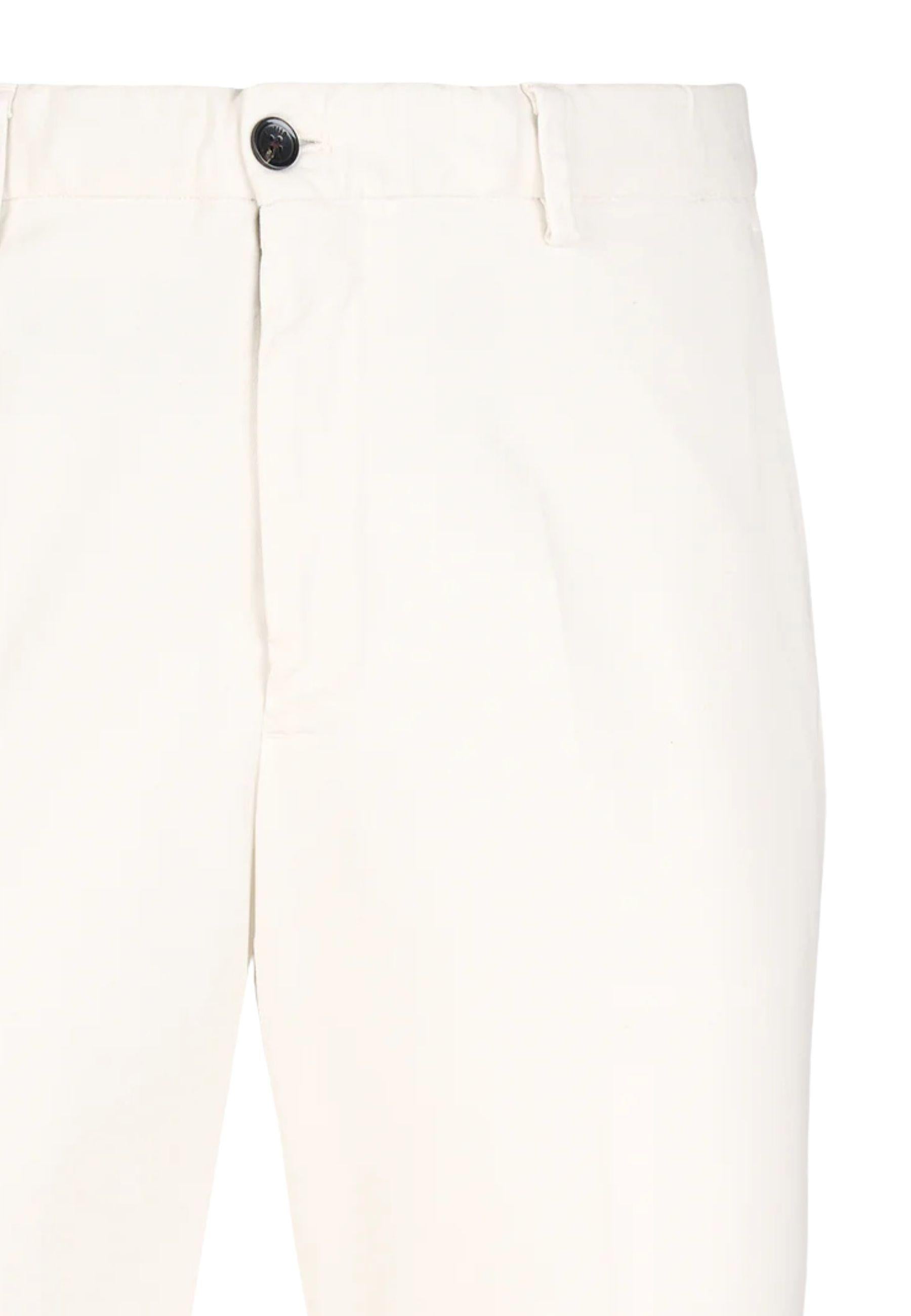 Pantalone Tasca America in Gabardina Cotone/Modal Tinto Diretto 