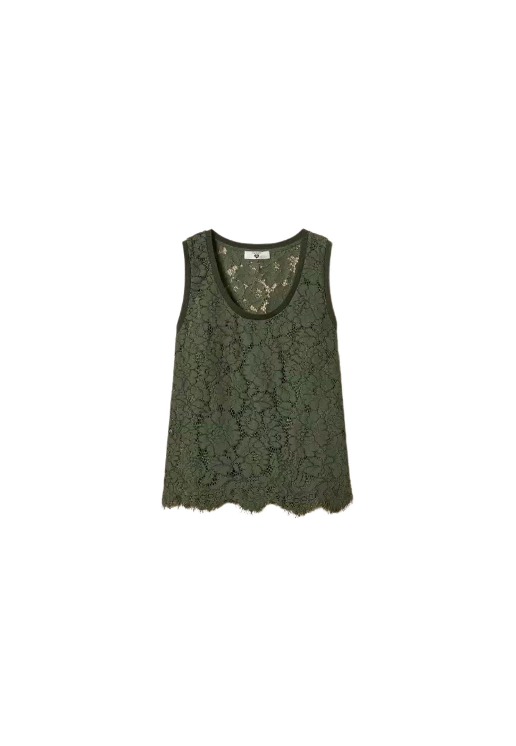 Twinset Milano - Top in pizzo rébrodé 