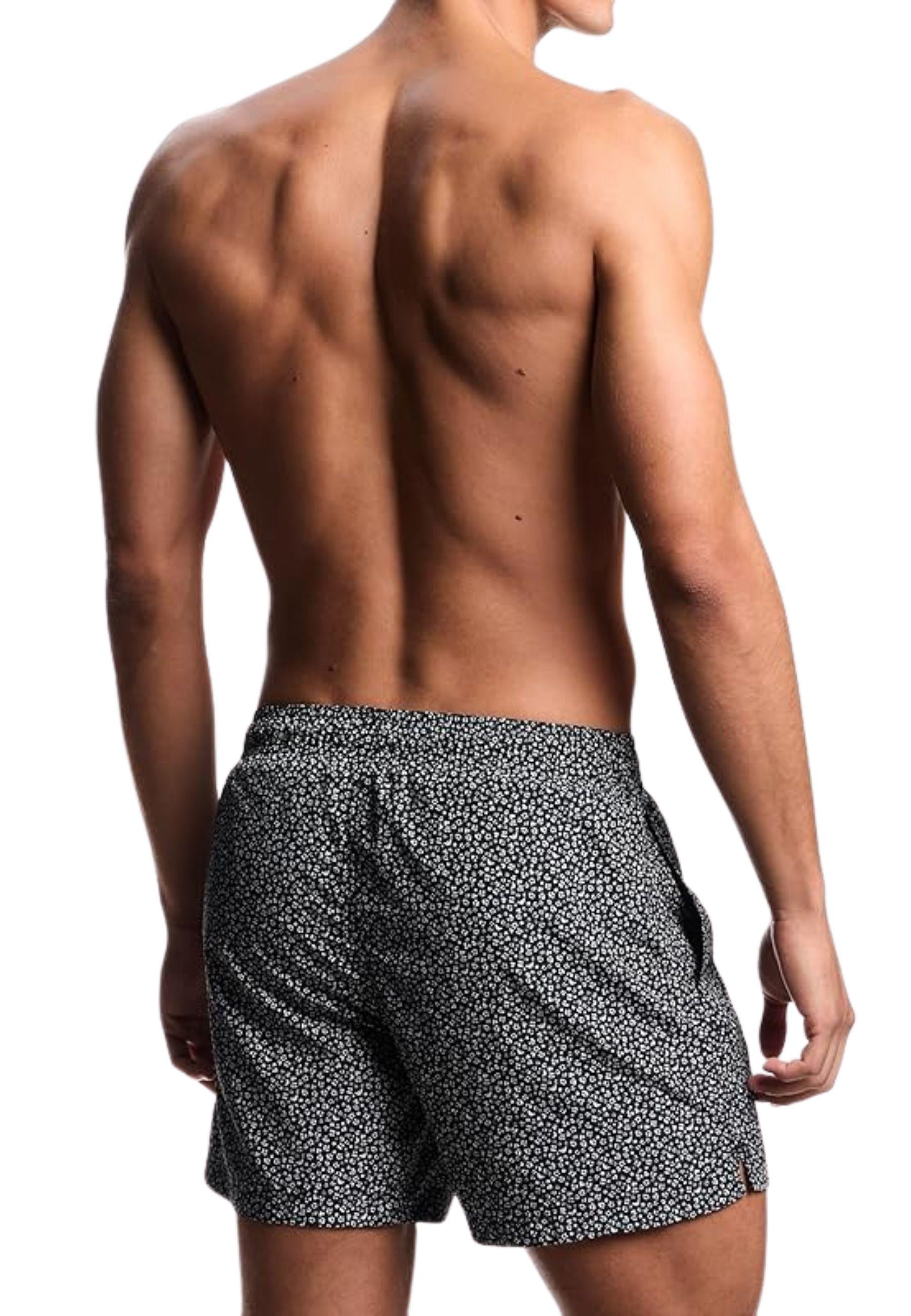 Emporio Armani - Boxer mare stampa micro fantasia 