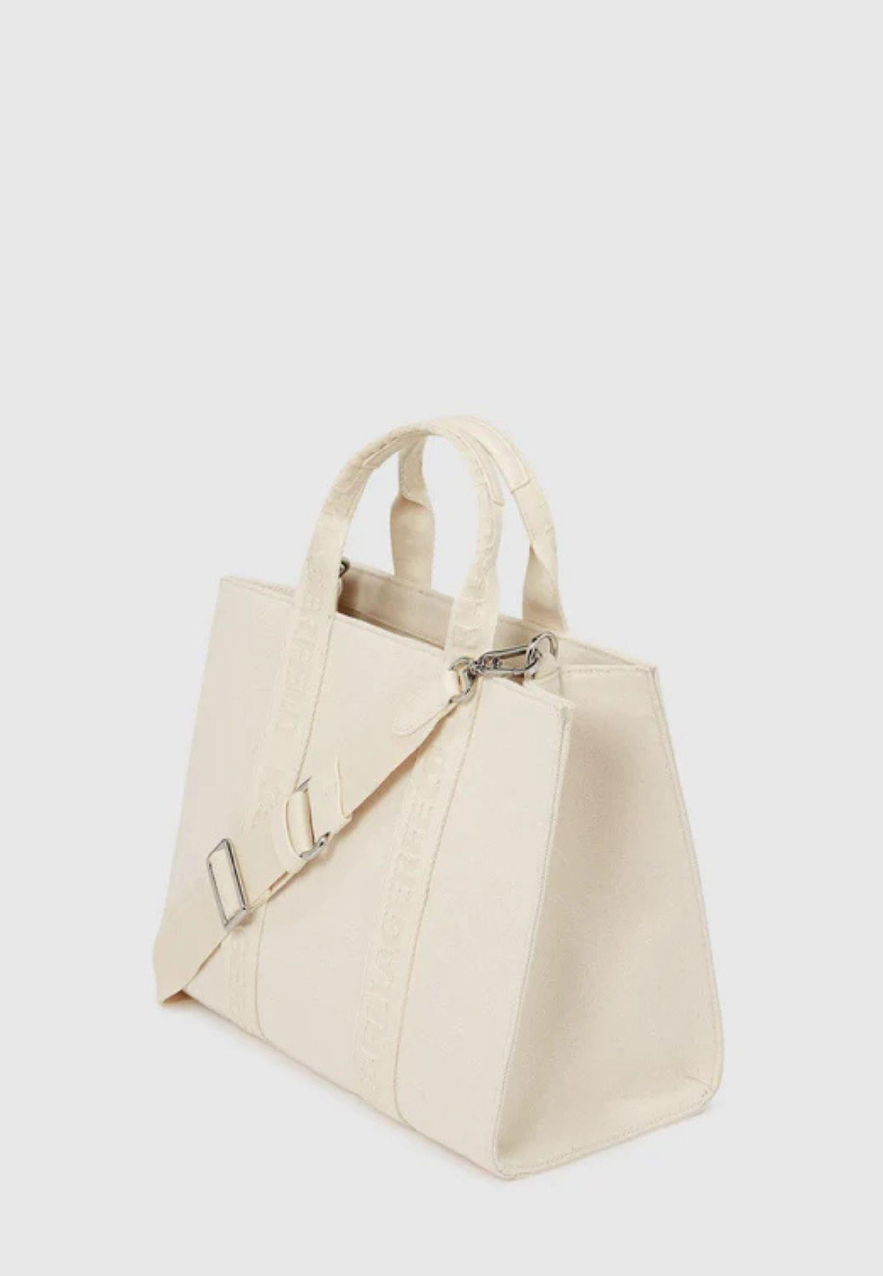 KARL LAGERFELD - Borsa Tote Quadrata con Spilla Ikon Choupette 