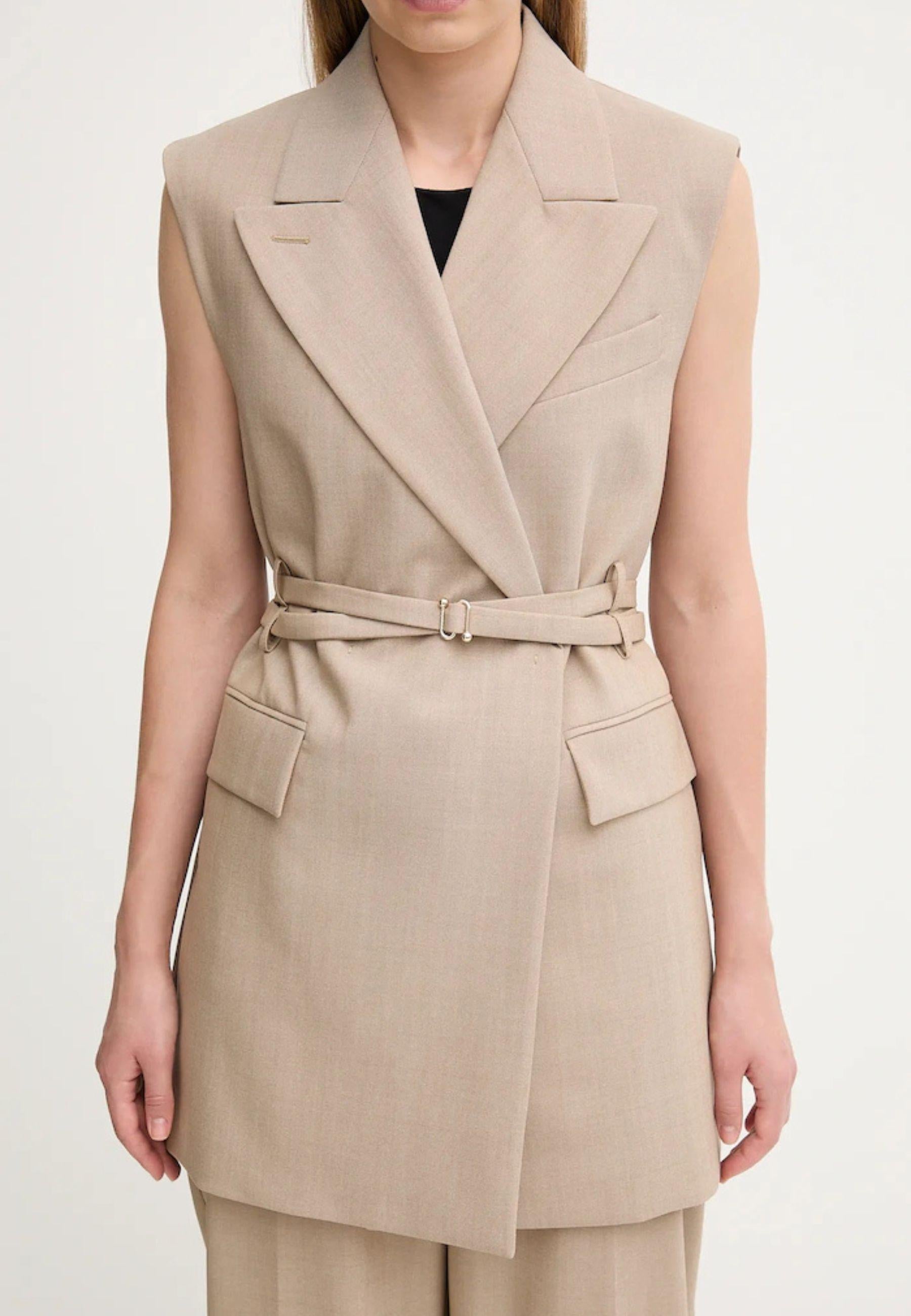 Sportmax Gilet CIURMA in pura lana vergine 