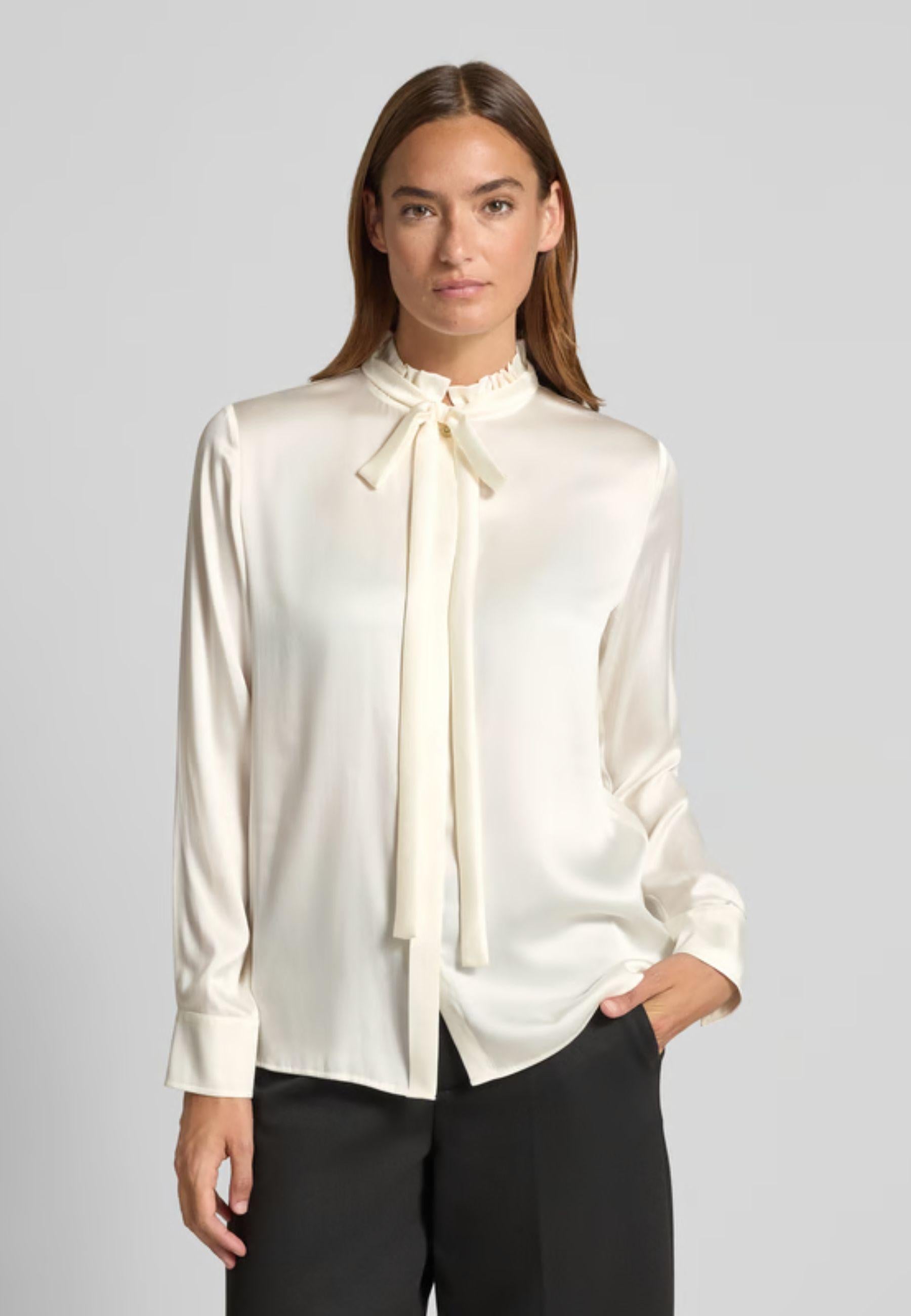 Max Mara Studio - Blusa GILLES in seta con fiocco 