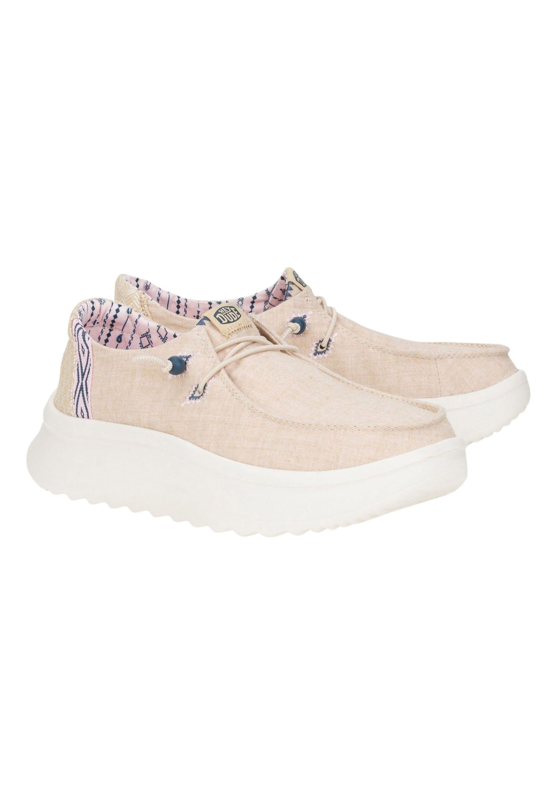 Wendy Peak Chambray Woven da donna - mocassino platform in tessuto intrecciato 