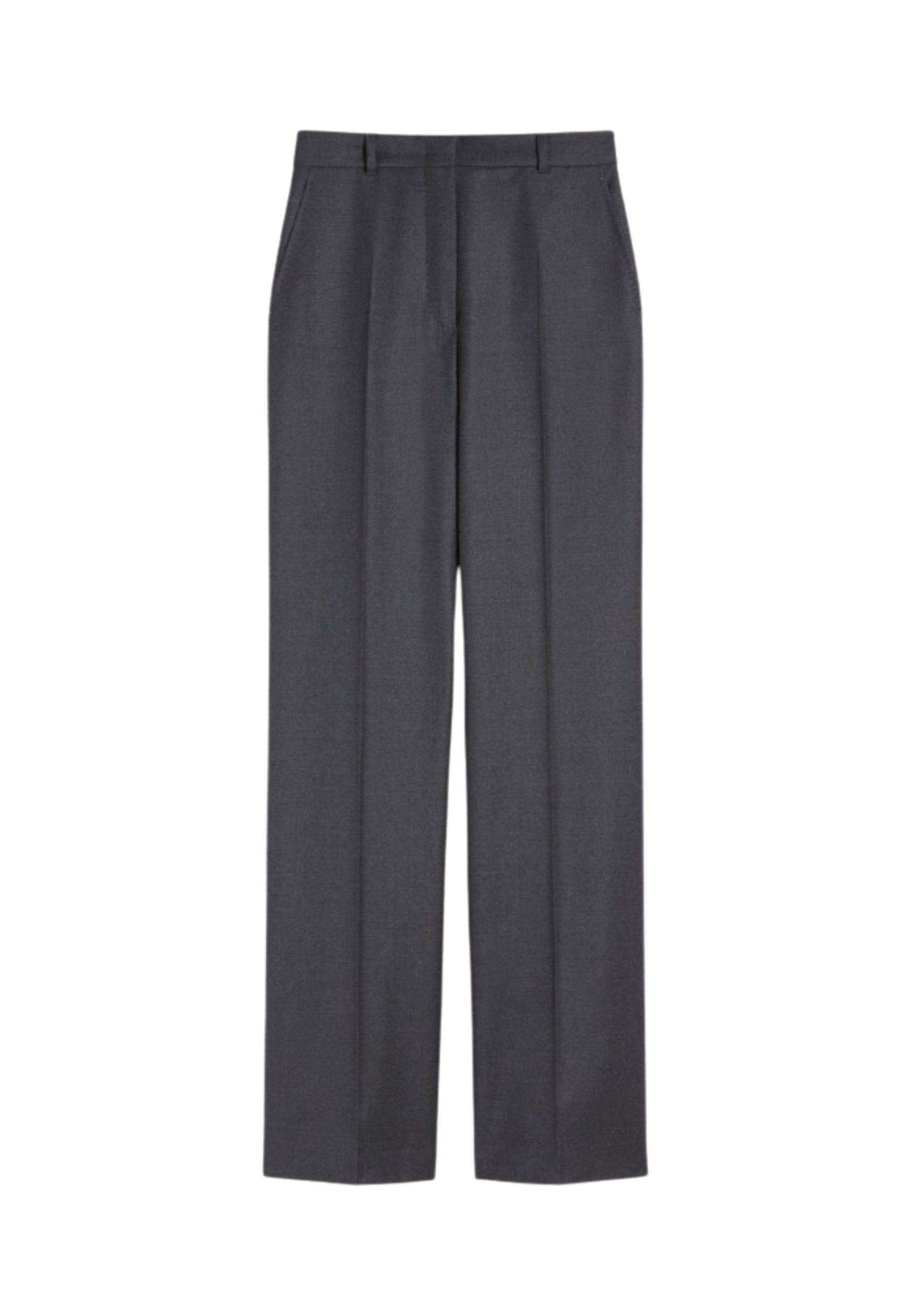 Pantalone in flanella stretch 