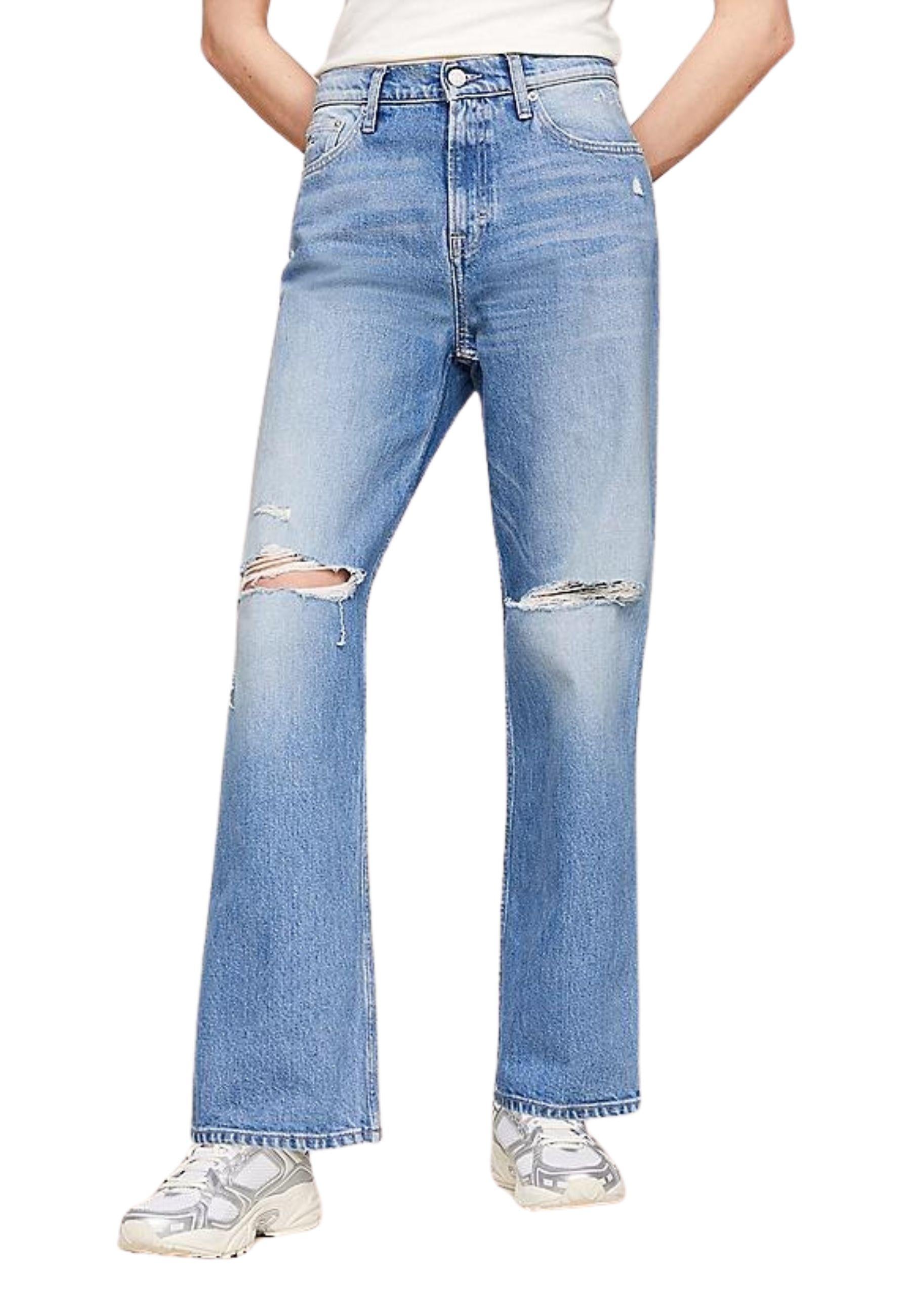 Jeans distressed Betsy baggy fit a vita media 
