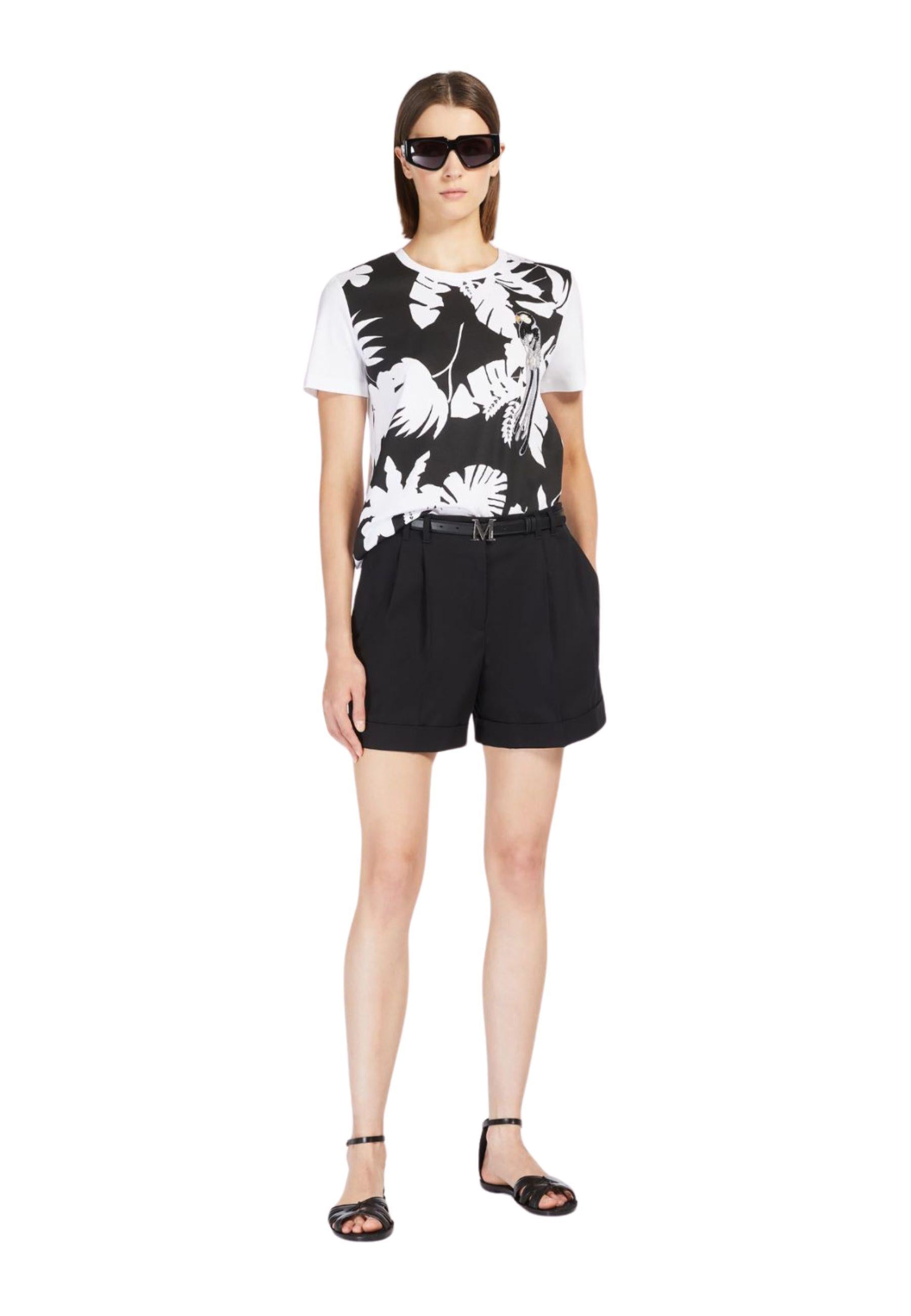 T-shirt in jersey con stampa 
