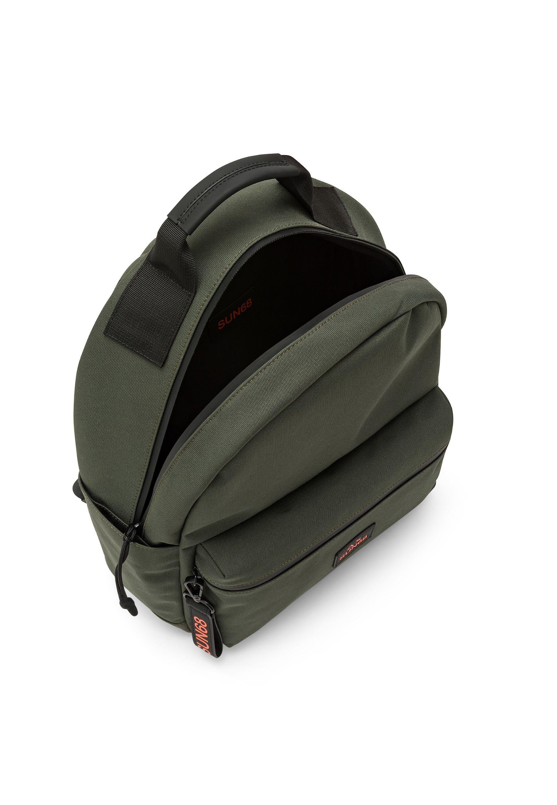 SUN68 Zaino Unisex - Colore Verde Militare 