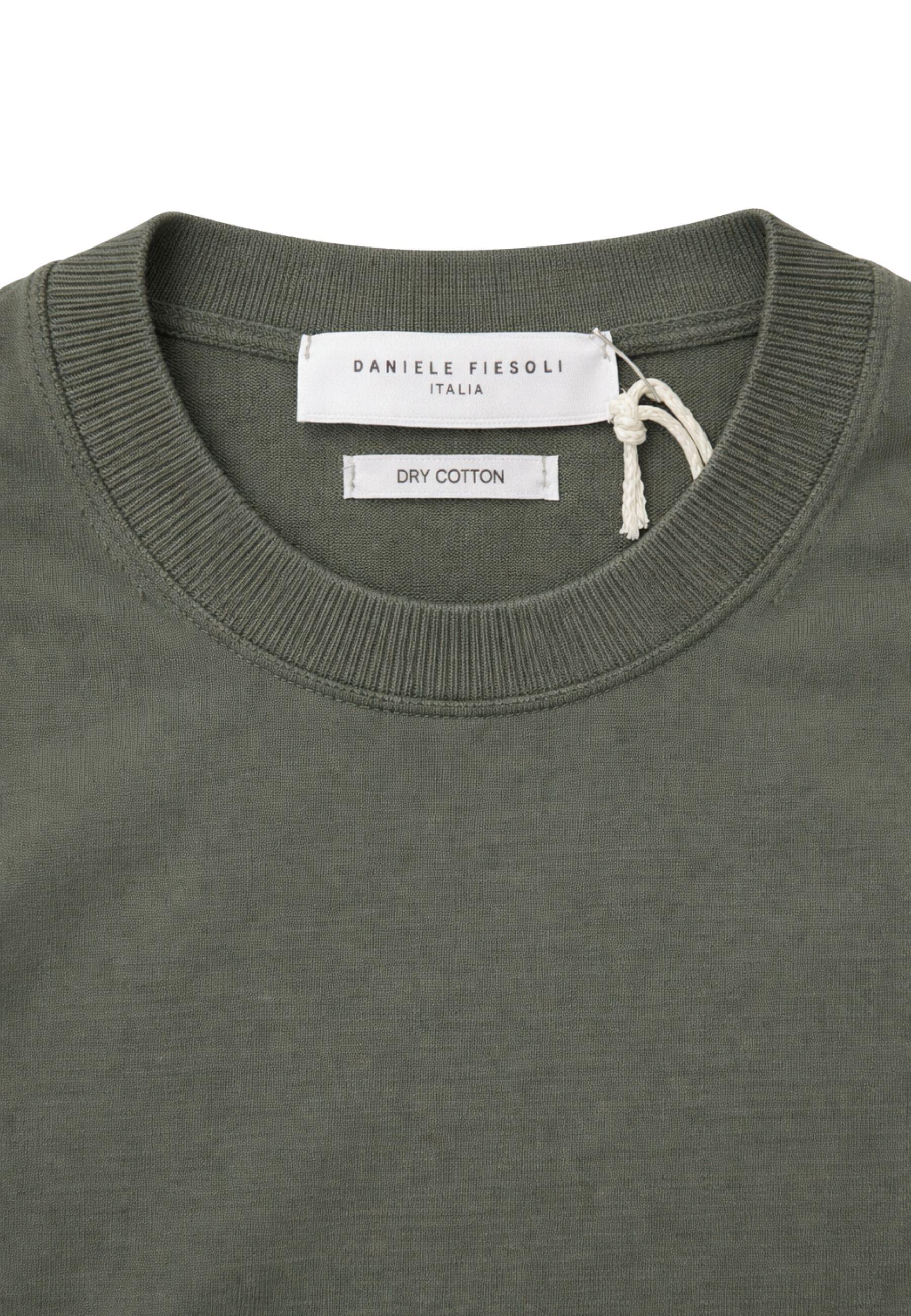 Daniele Fiesoli - T-Shirt Girocollo in Maglia di Cotone 