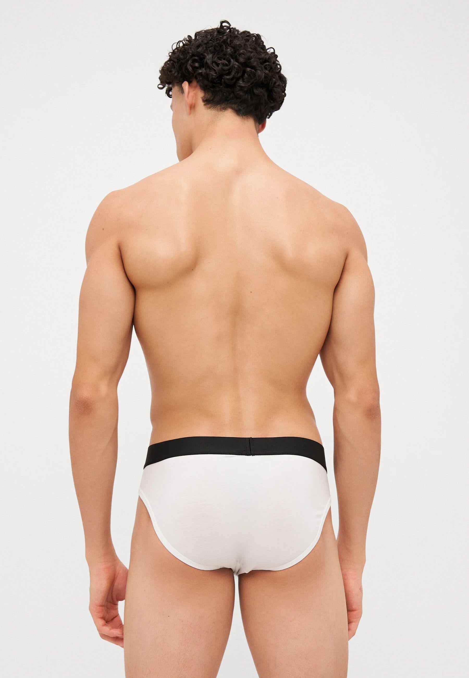 Confezione da 2 slip di colore bianco<BR/> 