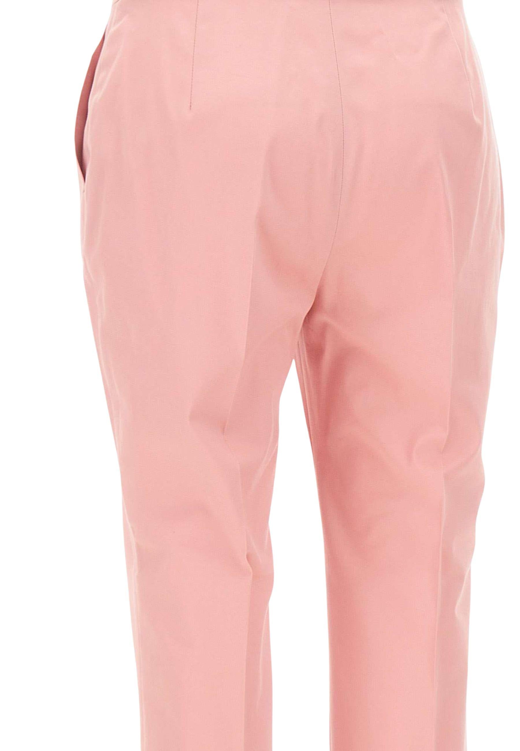 Pantaloni "David" in gabardina di cotone 