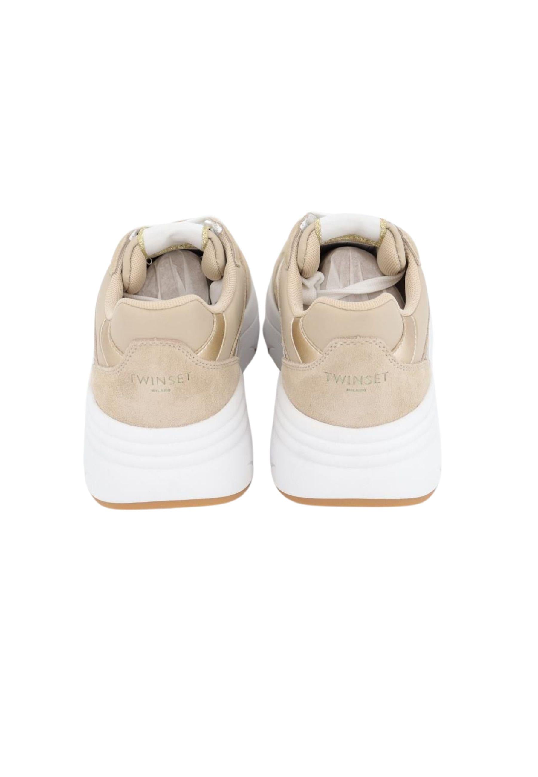 Sneakers running in pelle 