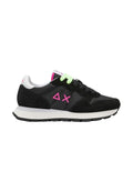 SUN68 black sneakers with contrasting details