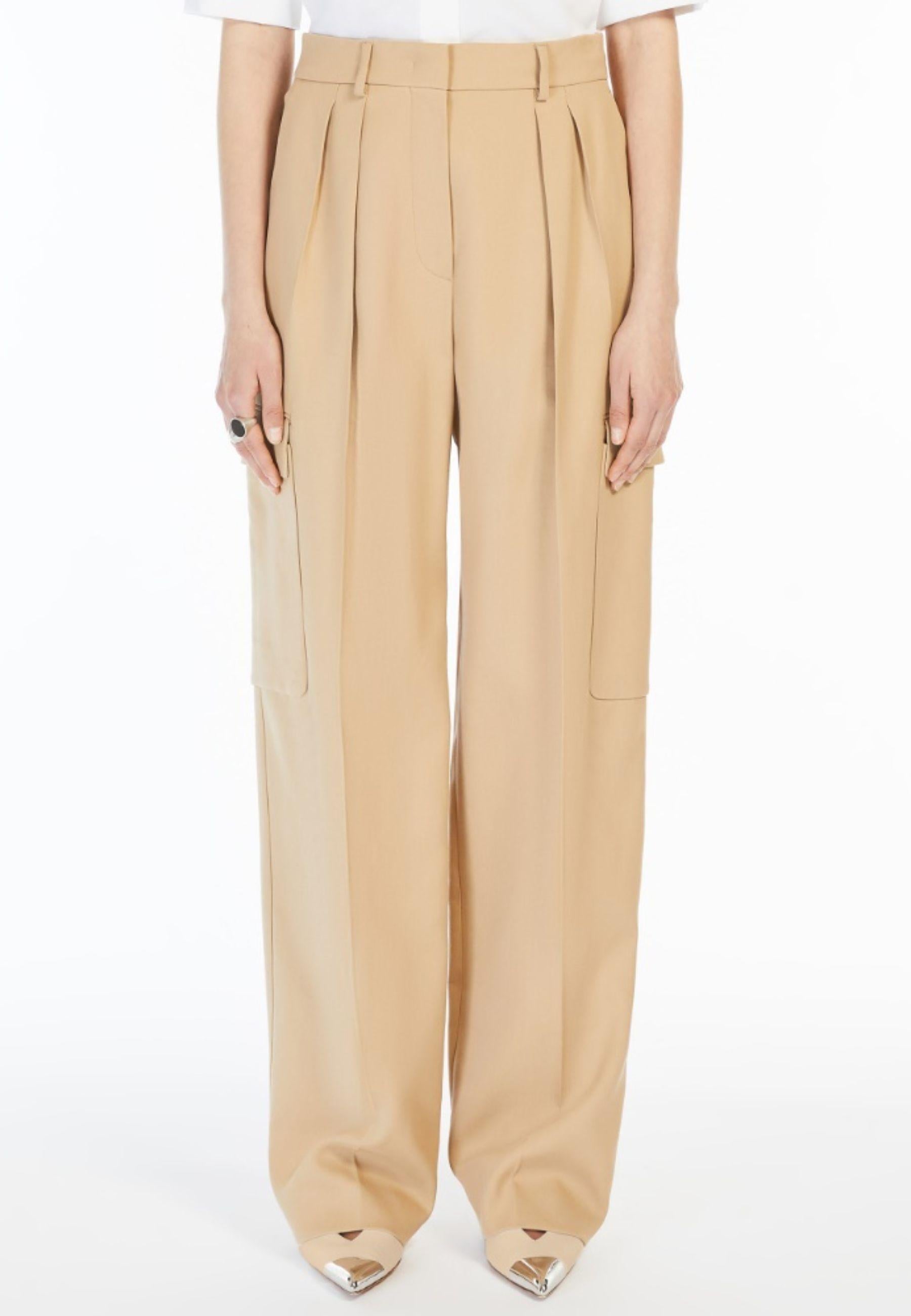 SPORTMAX PANTALONE CARGO A VITA BASSA "VERBAS". 