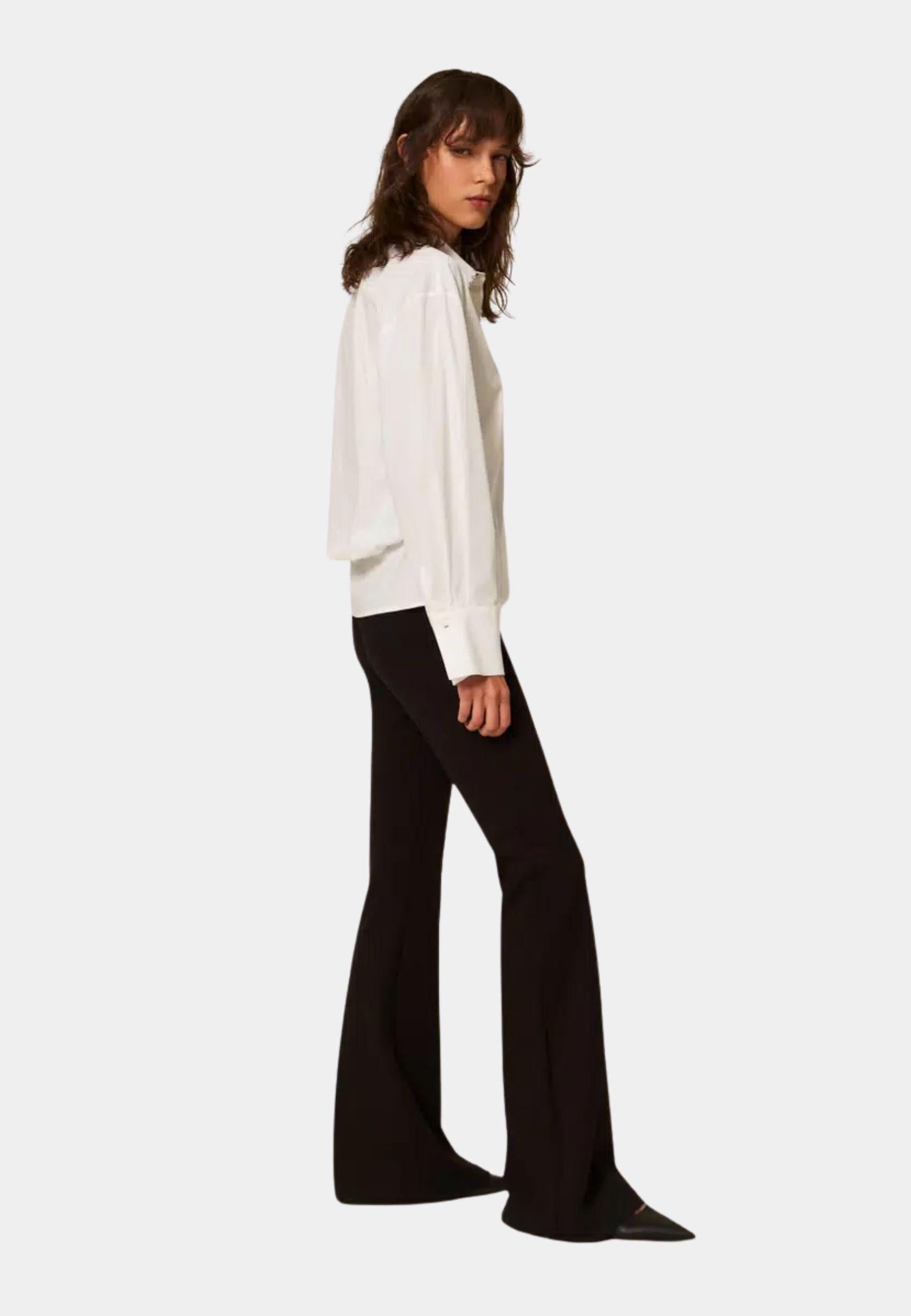 Pantaloni flare con logo - Actitude 